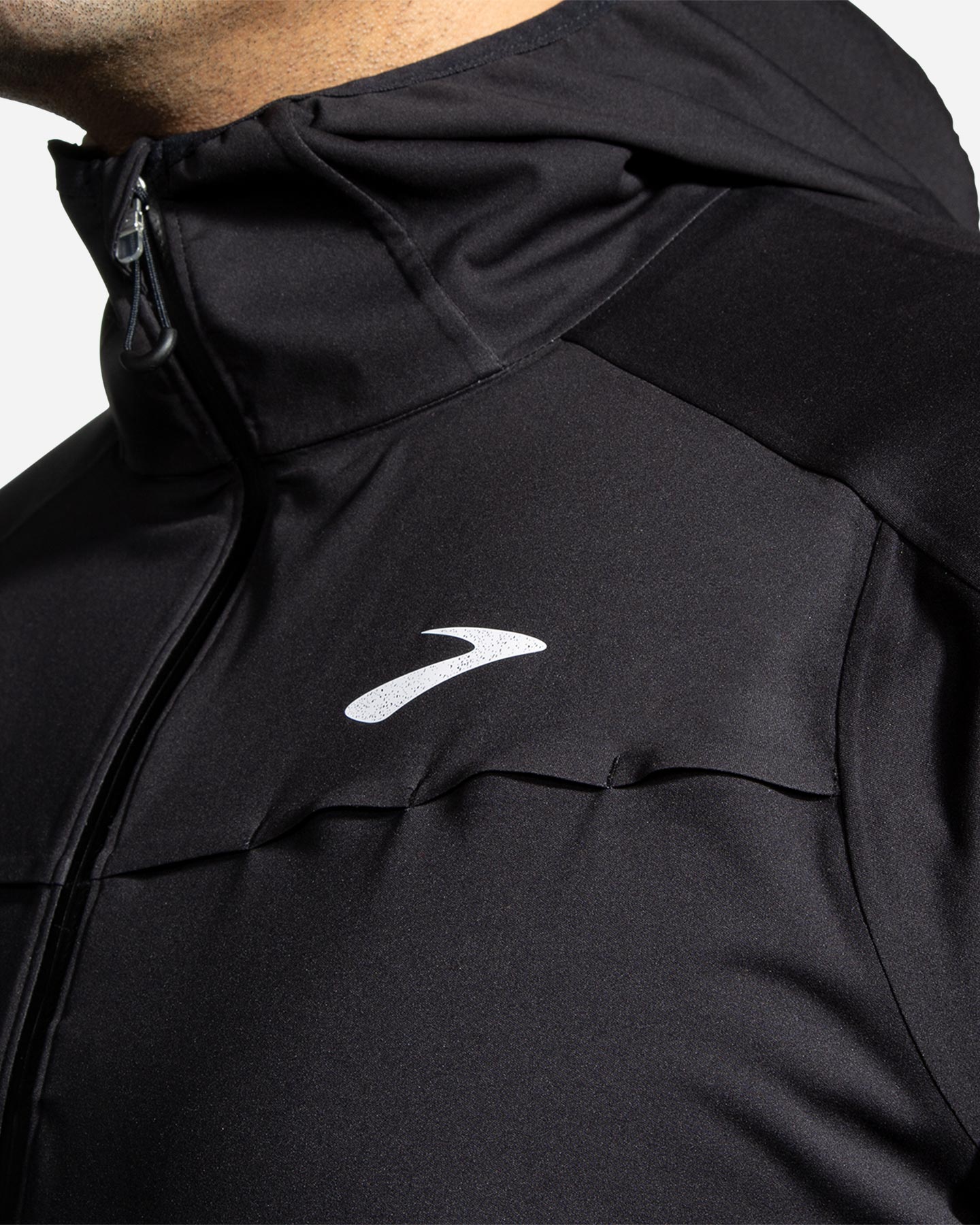 Giacca running BROOKS HIGH POINT M - Nero - 3 | Cisalfa Sport