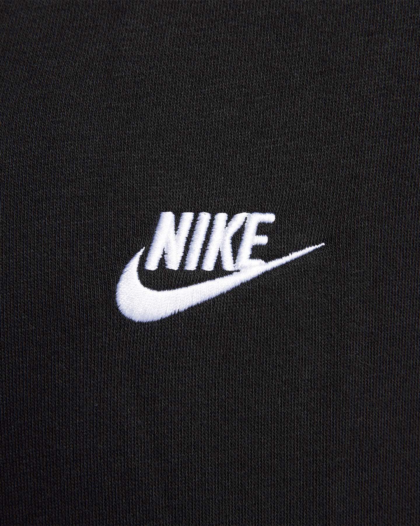 Felpa NIKE CLUB SMALL LOGO W - Nero - 3 | Cisalfa Sport