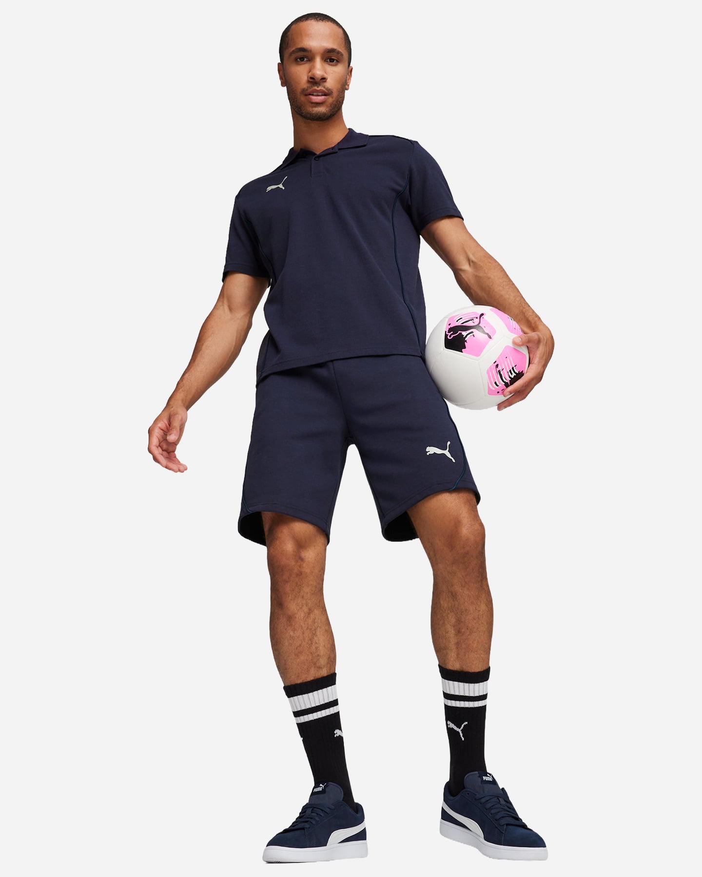Polo PUMA TEAMFINAL CASUALS M - Blu Navy - 3 | Cisalfa Sport