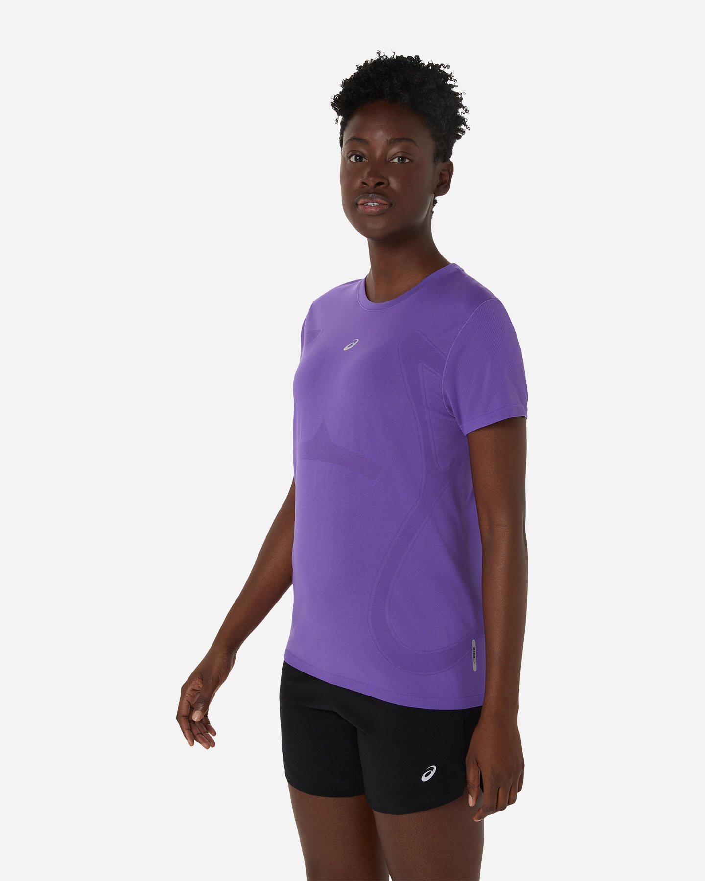 T-shirt running ASICS ROAD SEAMLESS W - Viola - 1 | Cisalfa Sport