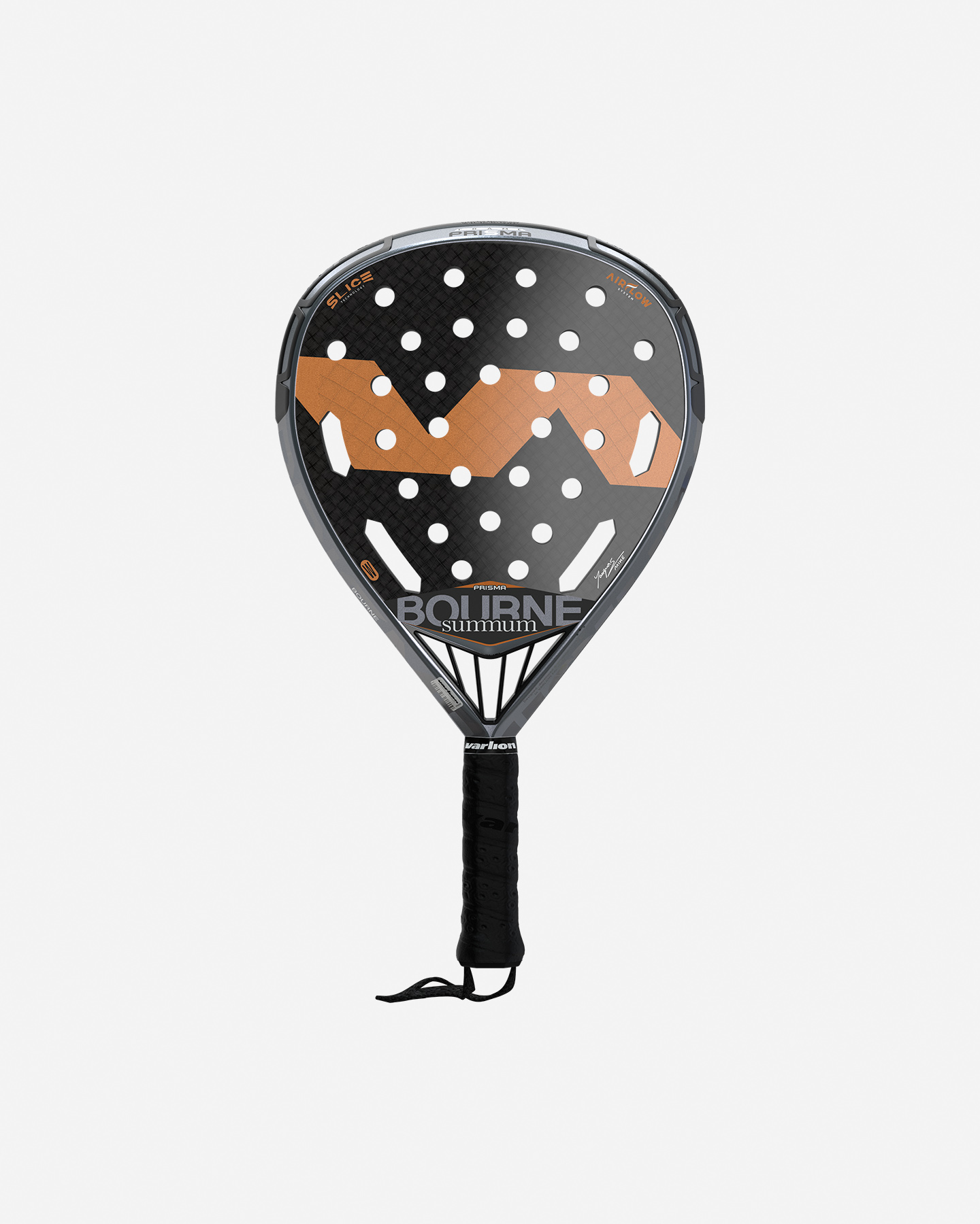Racchetta padel performance VARLION BOURNE PRISMA AIRFLOW - Nero - 0 | Cisalfa Sport