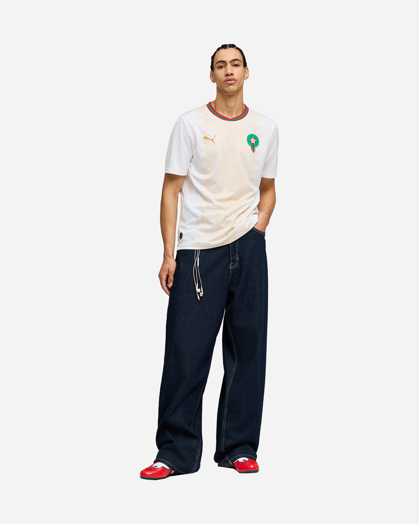 Maglia calcio ufficiale PUMA MAROCCO AWAY 26 M - Color mix - 2 | Cisalfa Sport