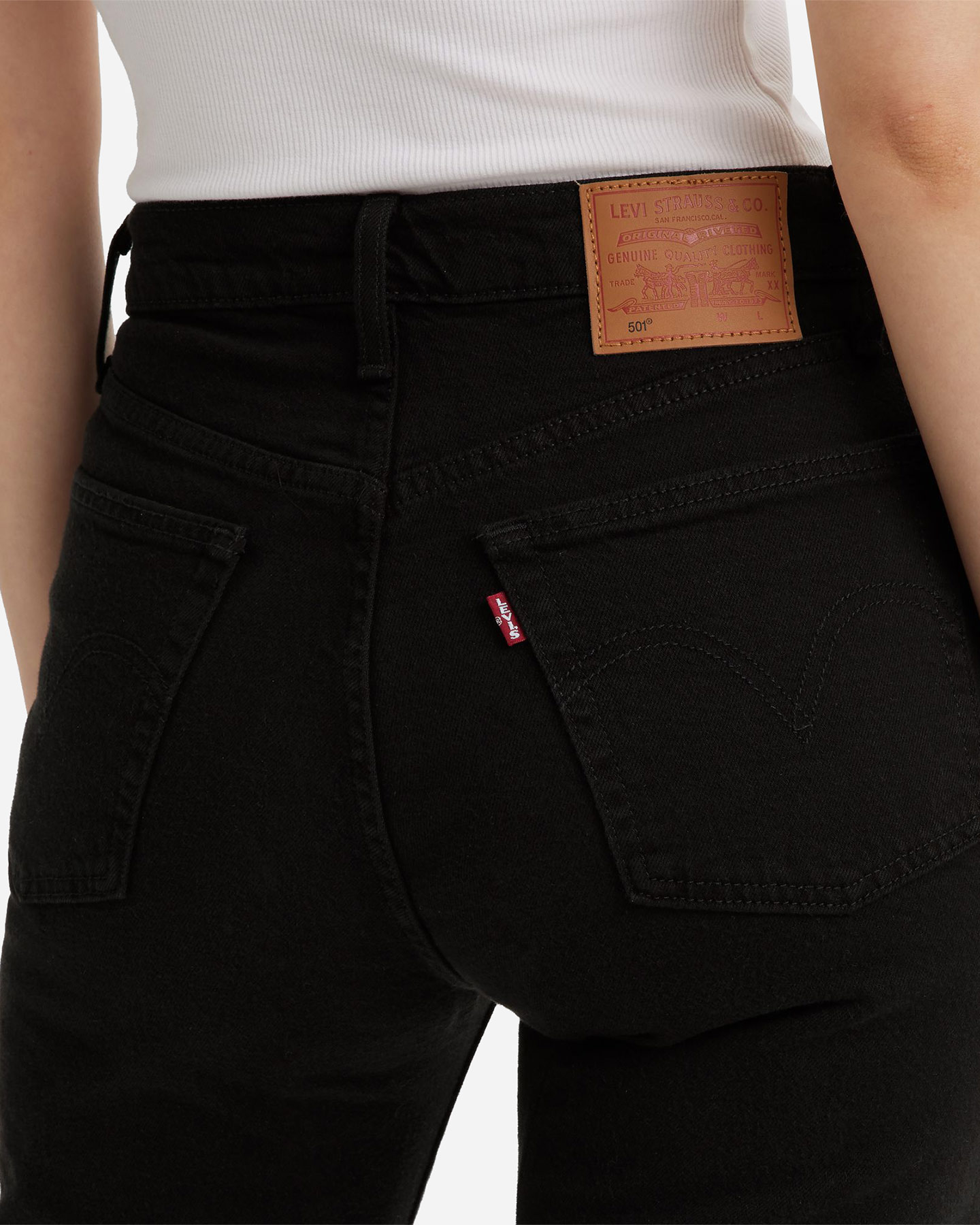 Jeans LEVI'S 501 CROP L28 W - Nero - 2 | Cisalfa Sport