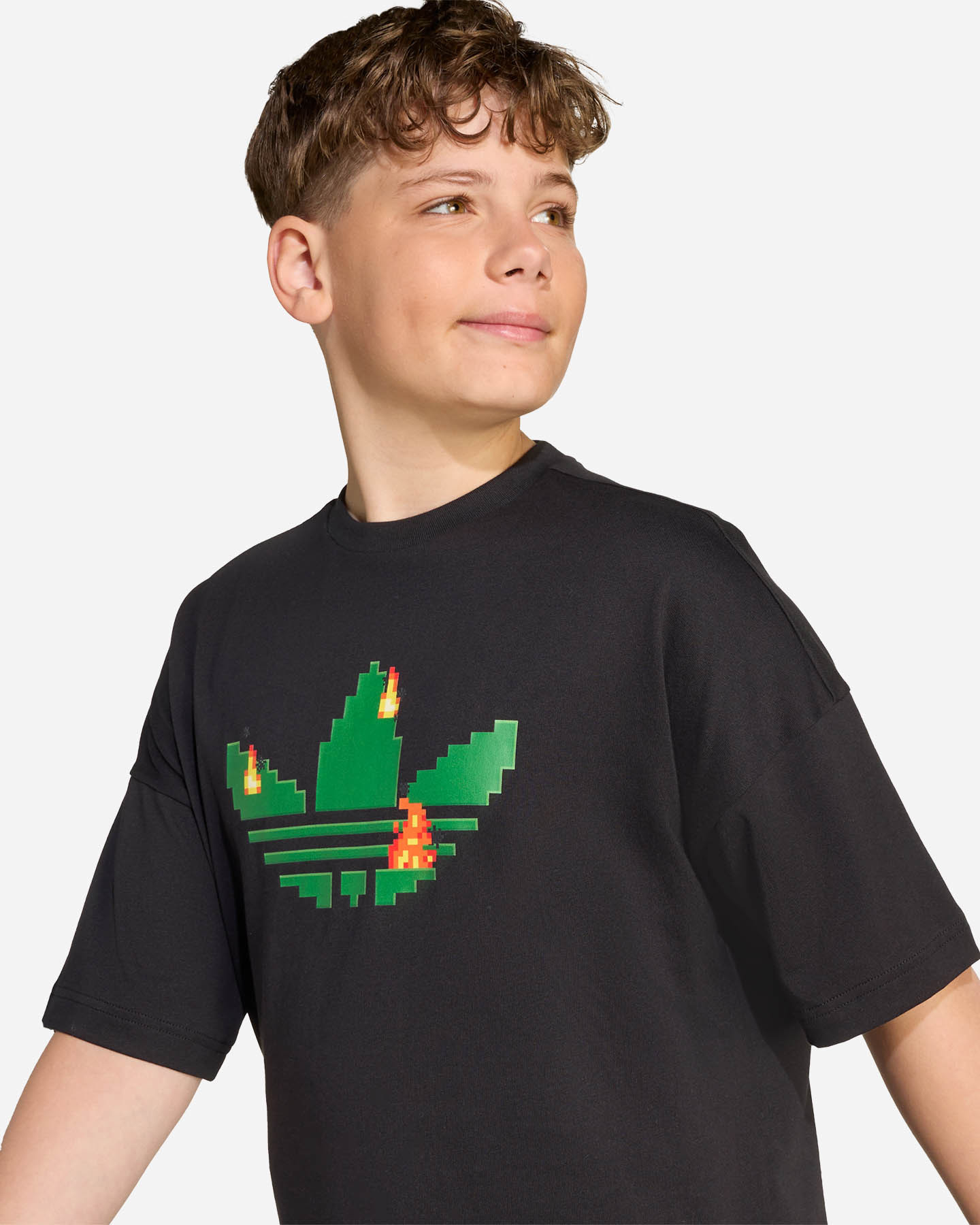 T-shirt ADIDAS PIXEL JR - Nero - 4 | Cisalfa Sport