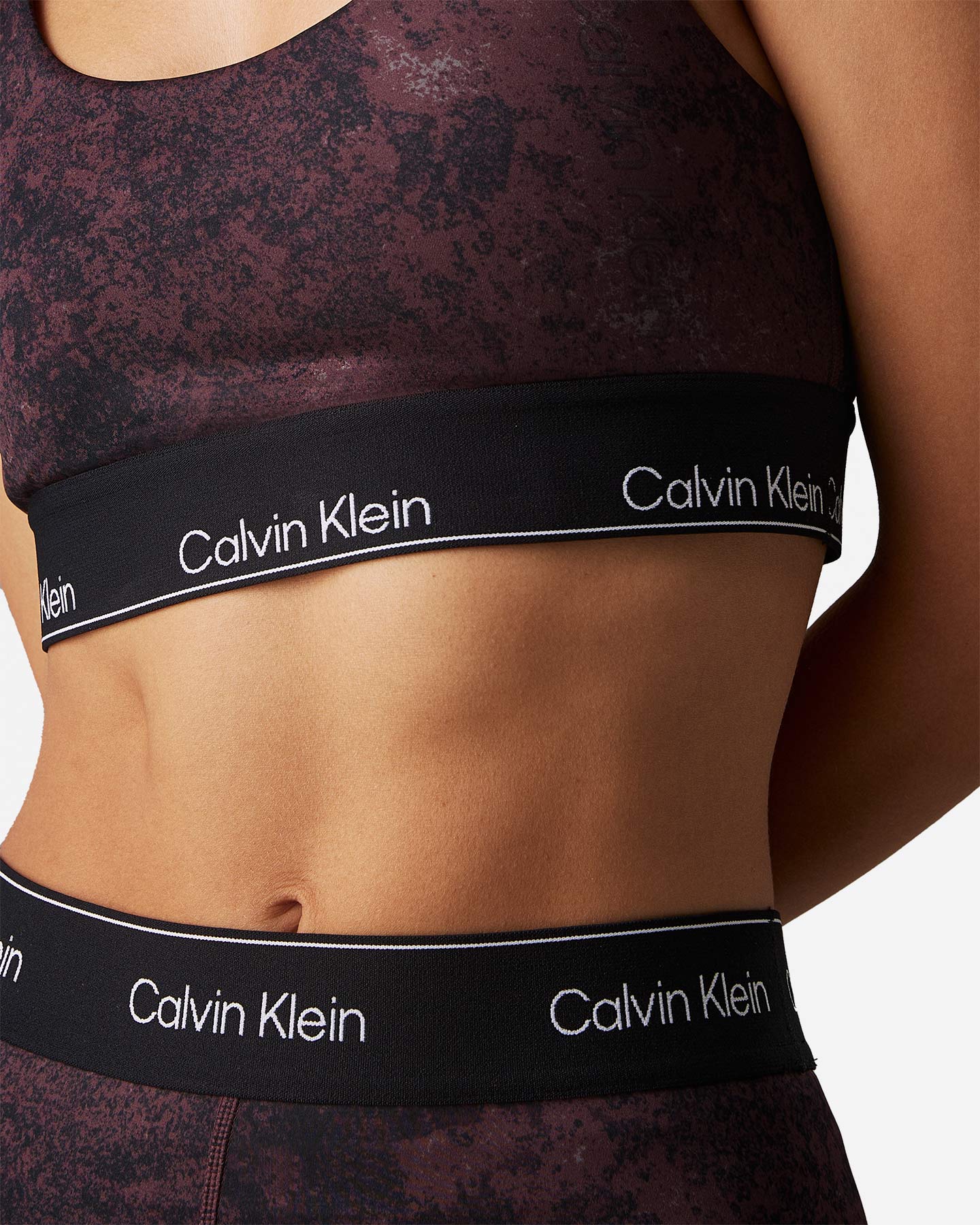 Leggings CALVIN KLEIN SPORT ELASTIC LOGO W - Rosso - 3 | Cisalfa Sport