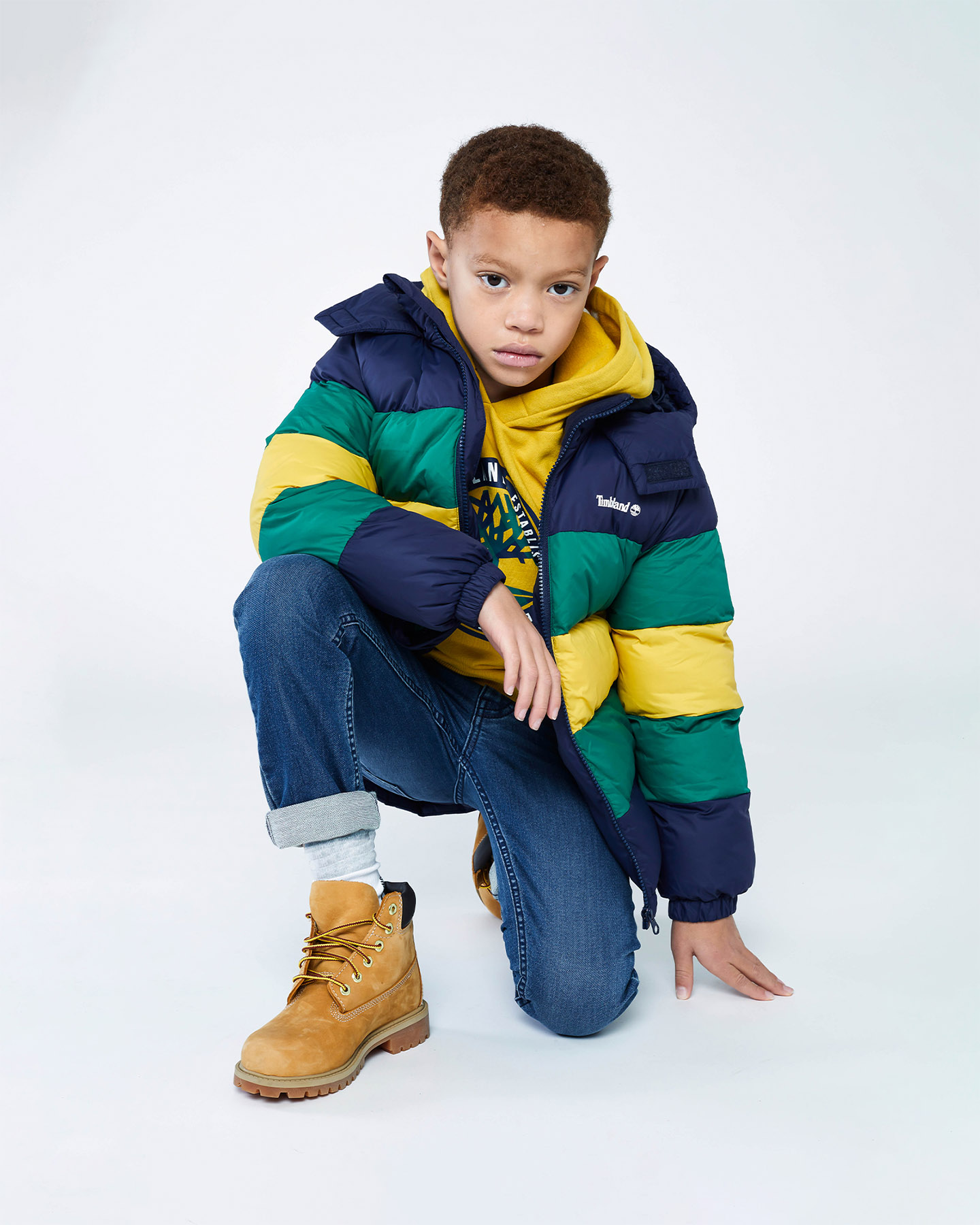 Felpa TIMBERLAND PLOGO JR - Giallo - 3 | Cisalfa Sport