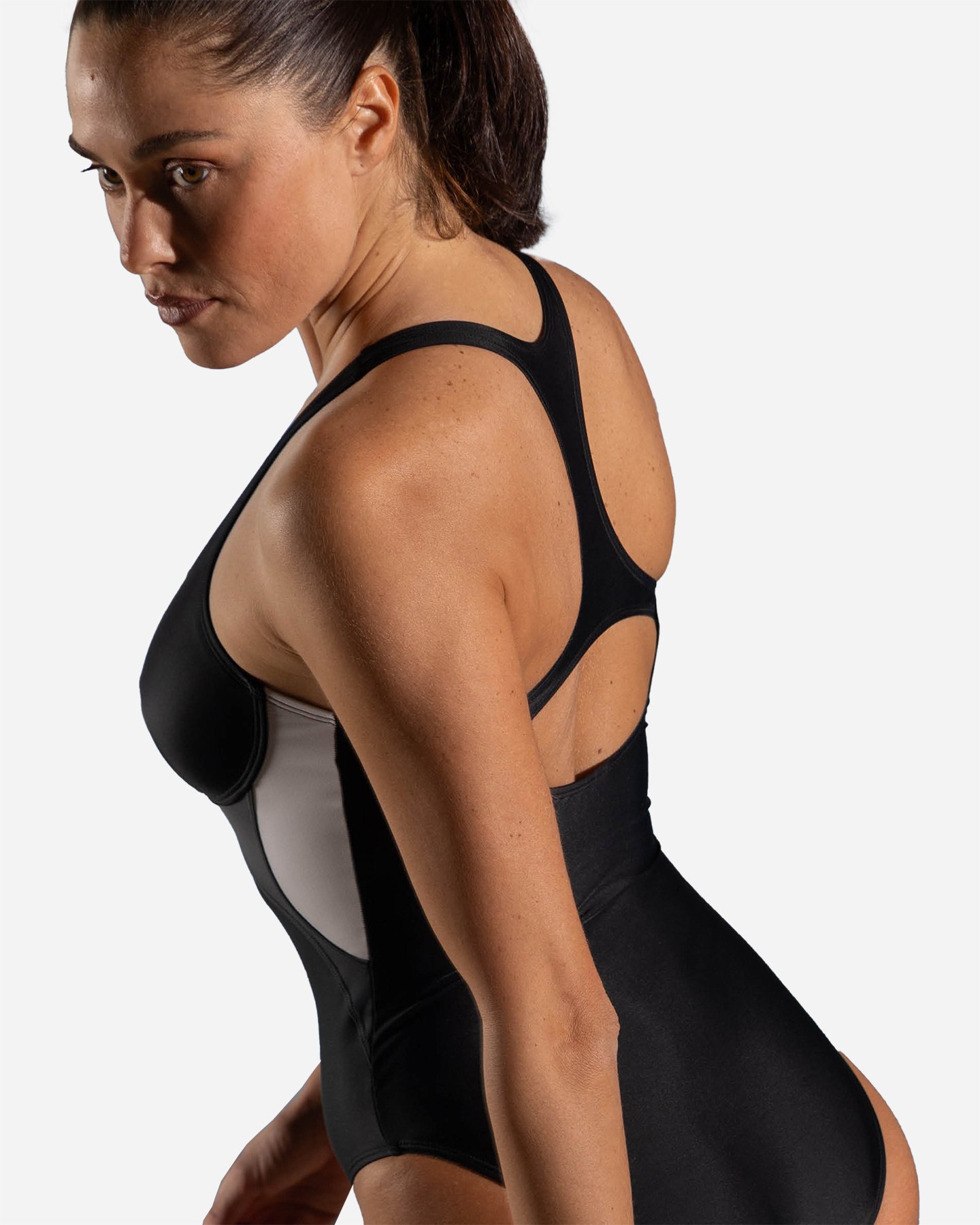 Costume piscina AQUARAPID AKATHI W - Nero - 4 | Cisalfa Sport