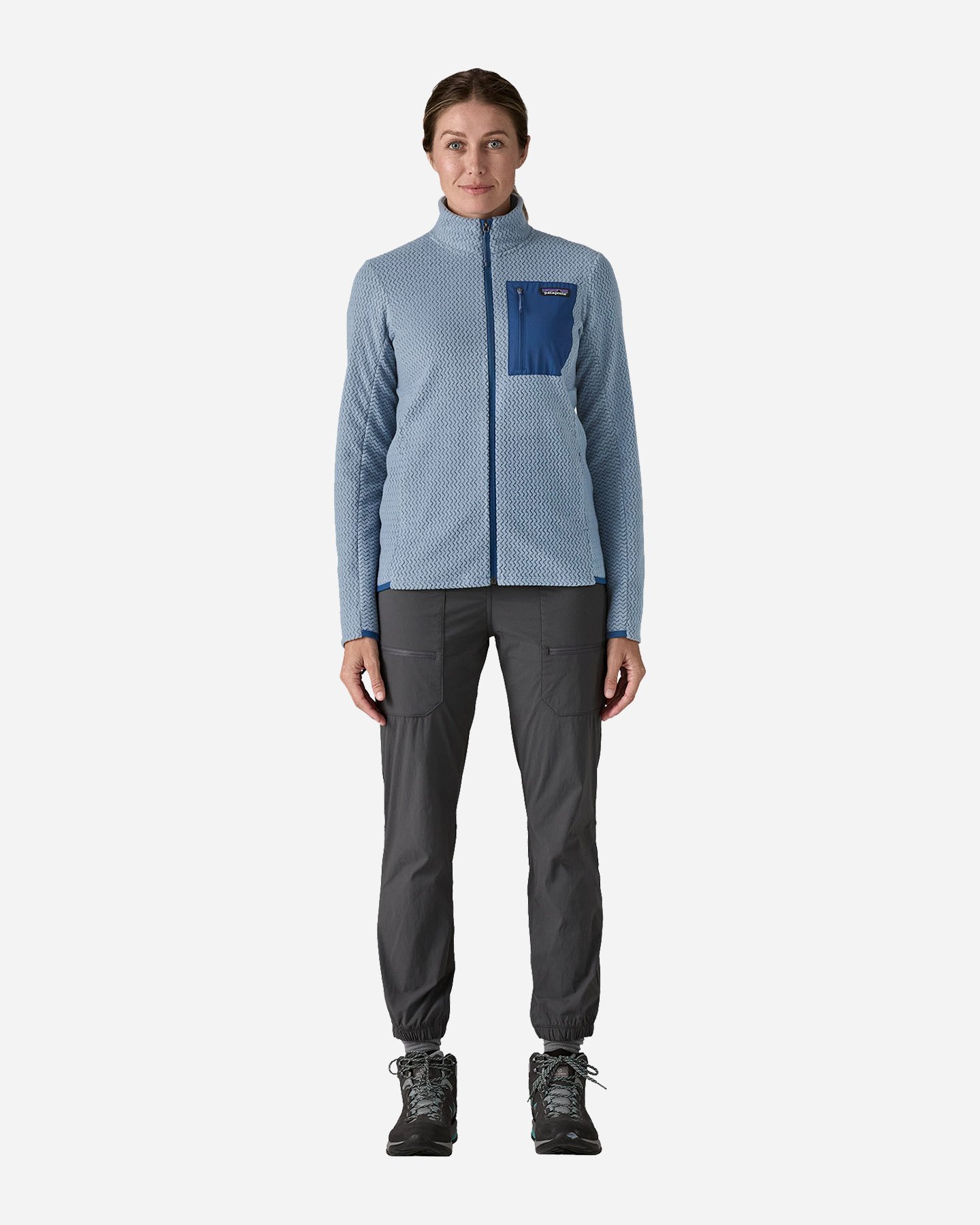 Pile PATAGONIA R1 AIR W - Blu - 4 | Cisalfa Sport