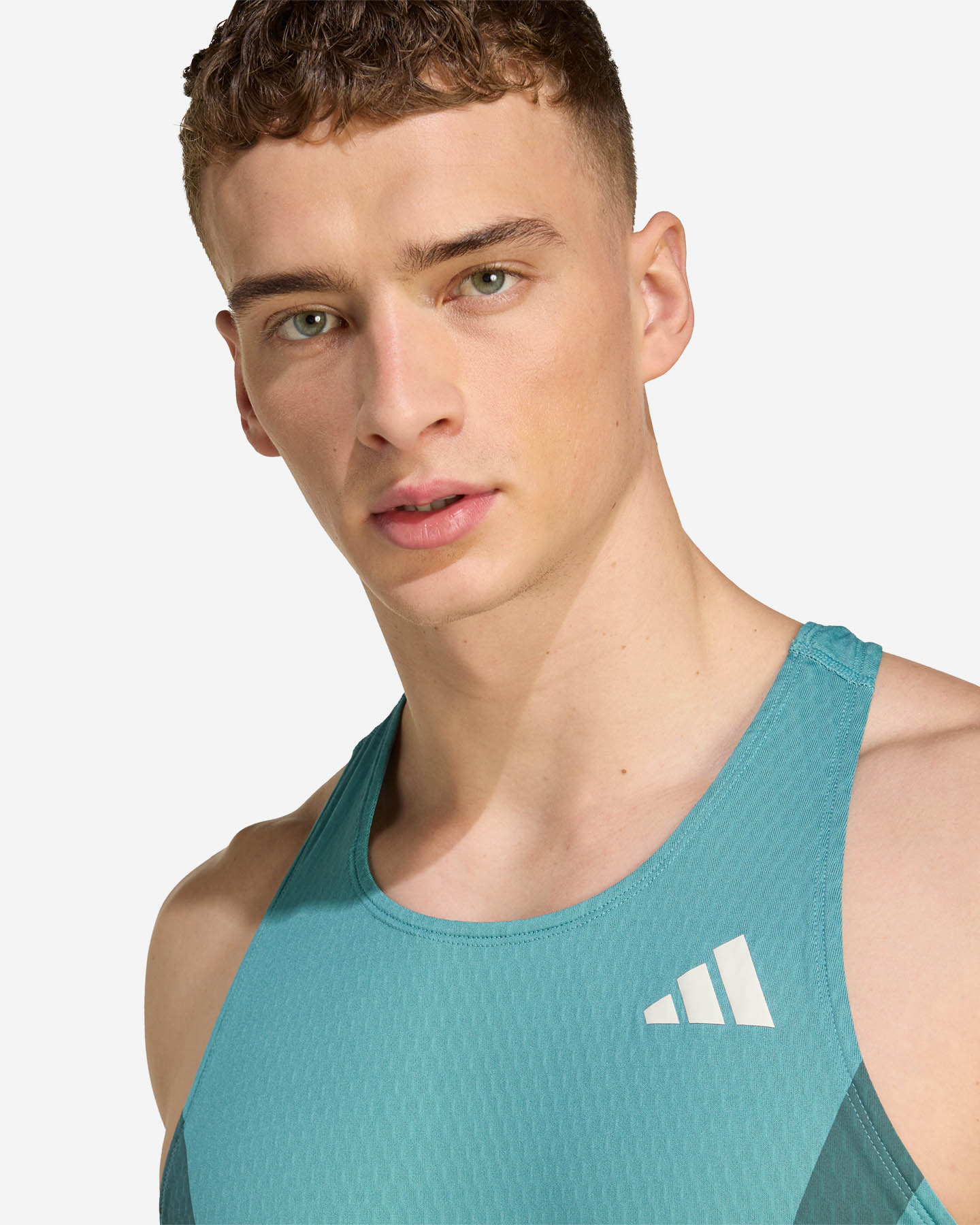 Canotta running ADIDAS ADIZERO M - Verde - 5 | Cisalfa Sport