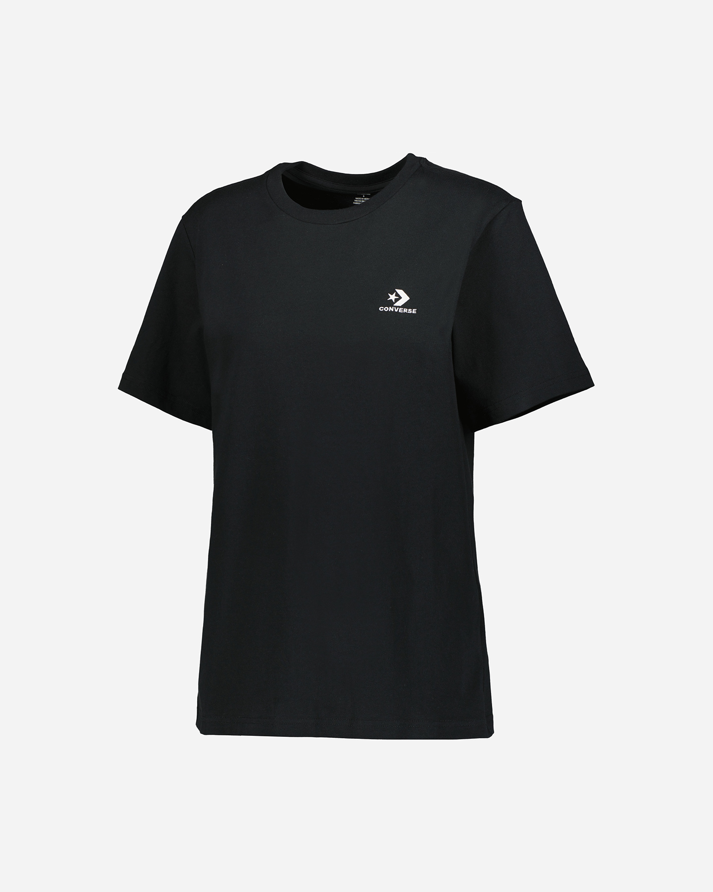 T-shirt CONVERSE GO TO EMBROIDERED STAR W - Nero - 0 | Cisalfa Sport