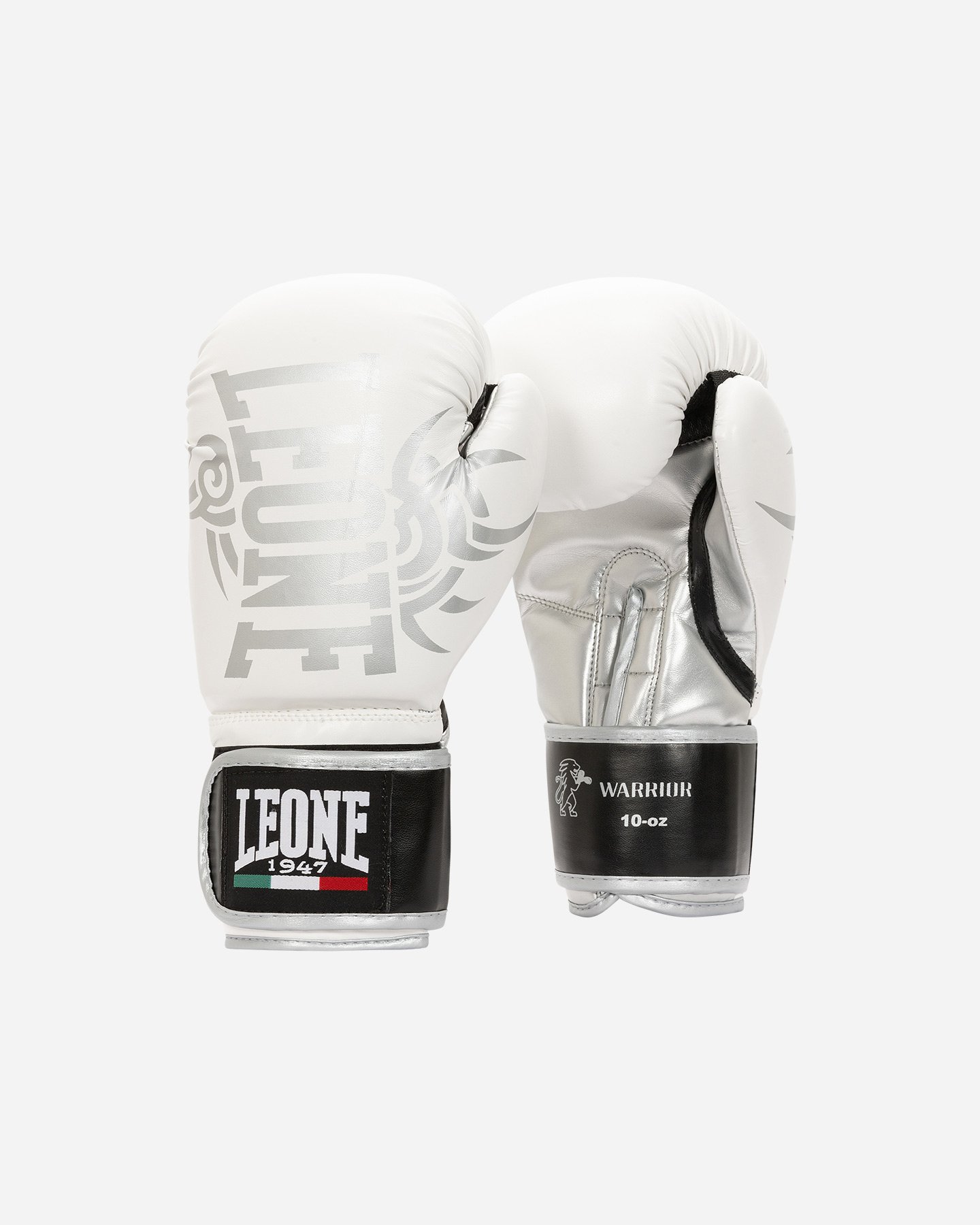 Guanti LEONE WARRIOR 10OZ M - Argento - 0 | Cisalfa Sport