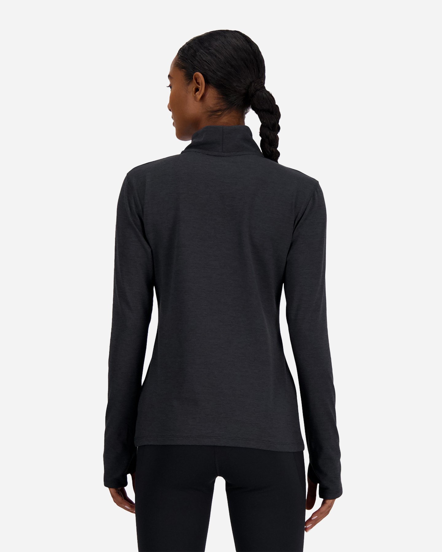 Maglia running NEW BALANCE SPACE DYE W - Nero - 3 | Cisalfa Sport