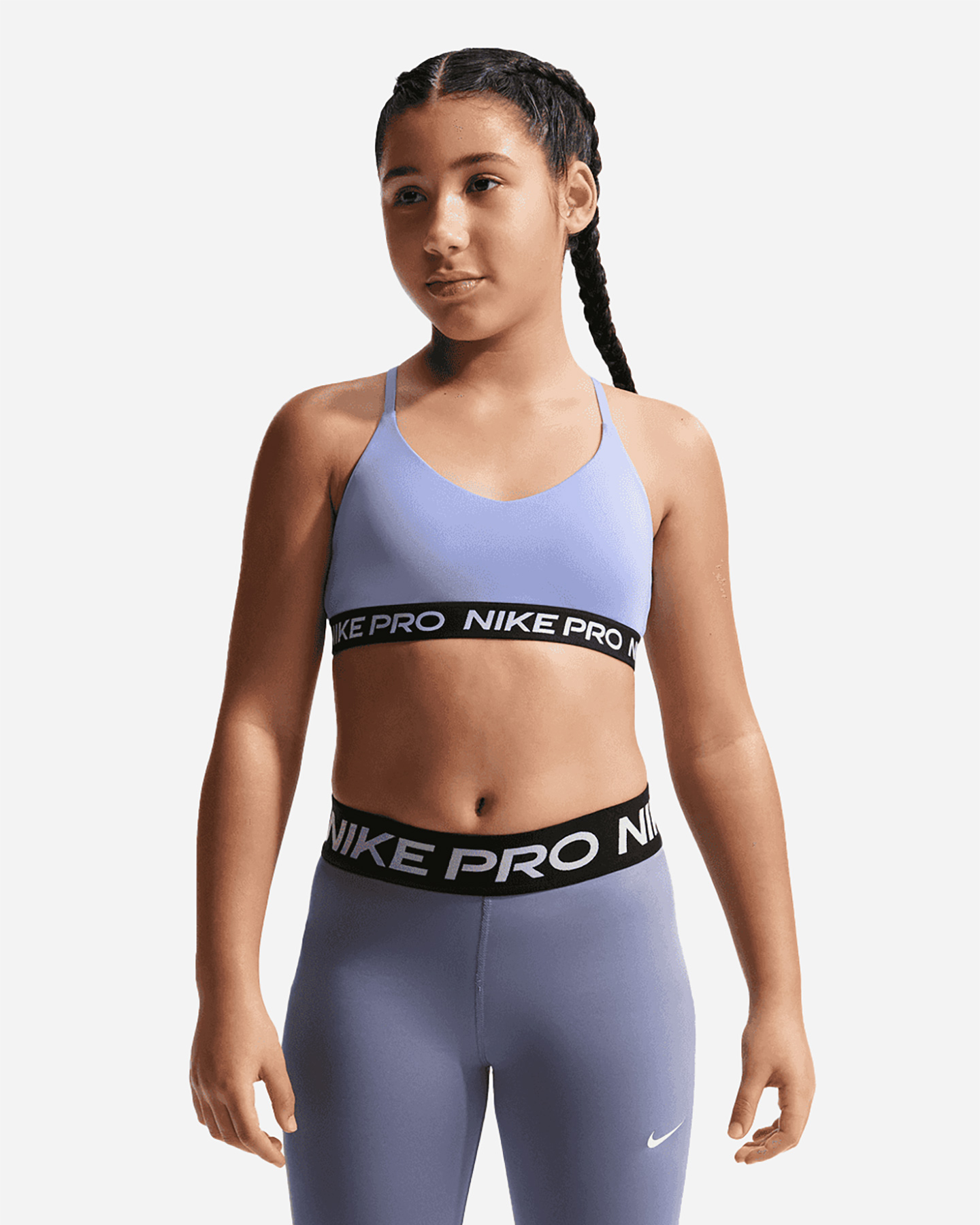 Canotta NIKE INDY PRO JR - Lilla - 0 | Cisalfa Sport