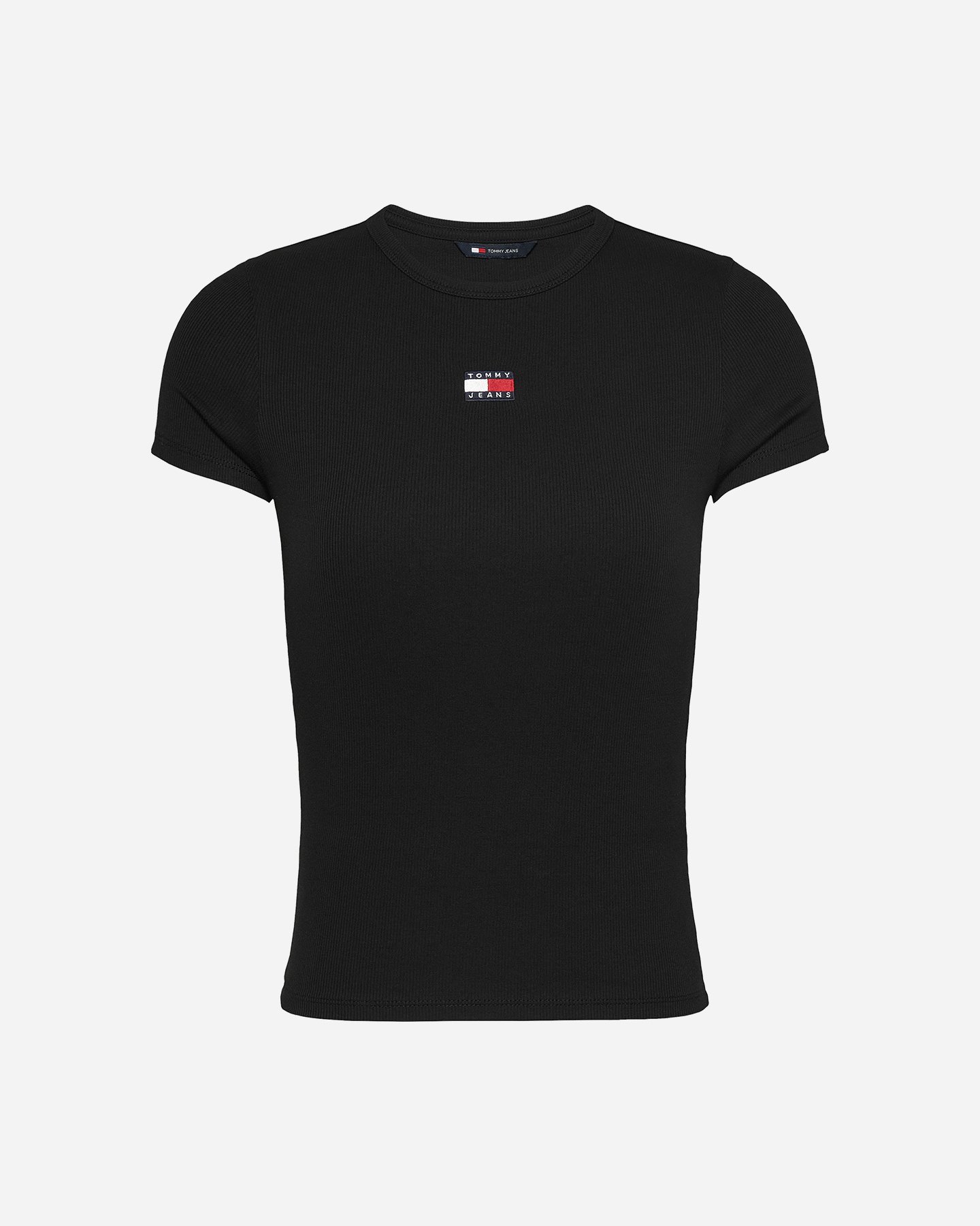 T-shirt TOMMY HILFIGER RIB BADGE W - Nero - 0 | Cisalfa Sport