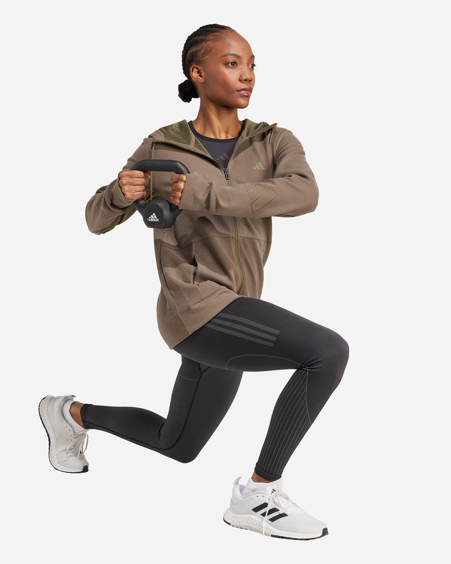 Felpa training ADIDAS CLASSIC W - Verde - 3 | Cisalfa Sport