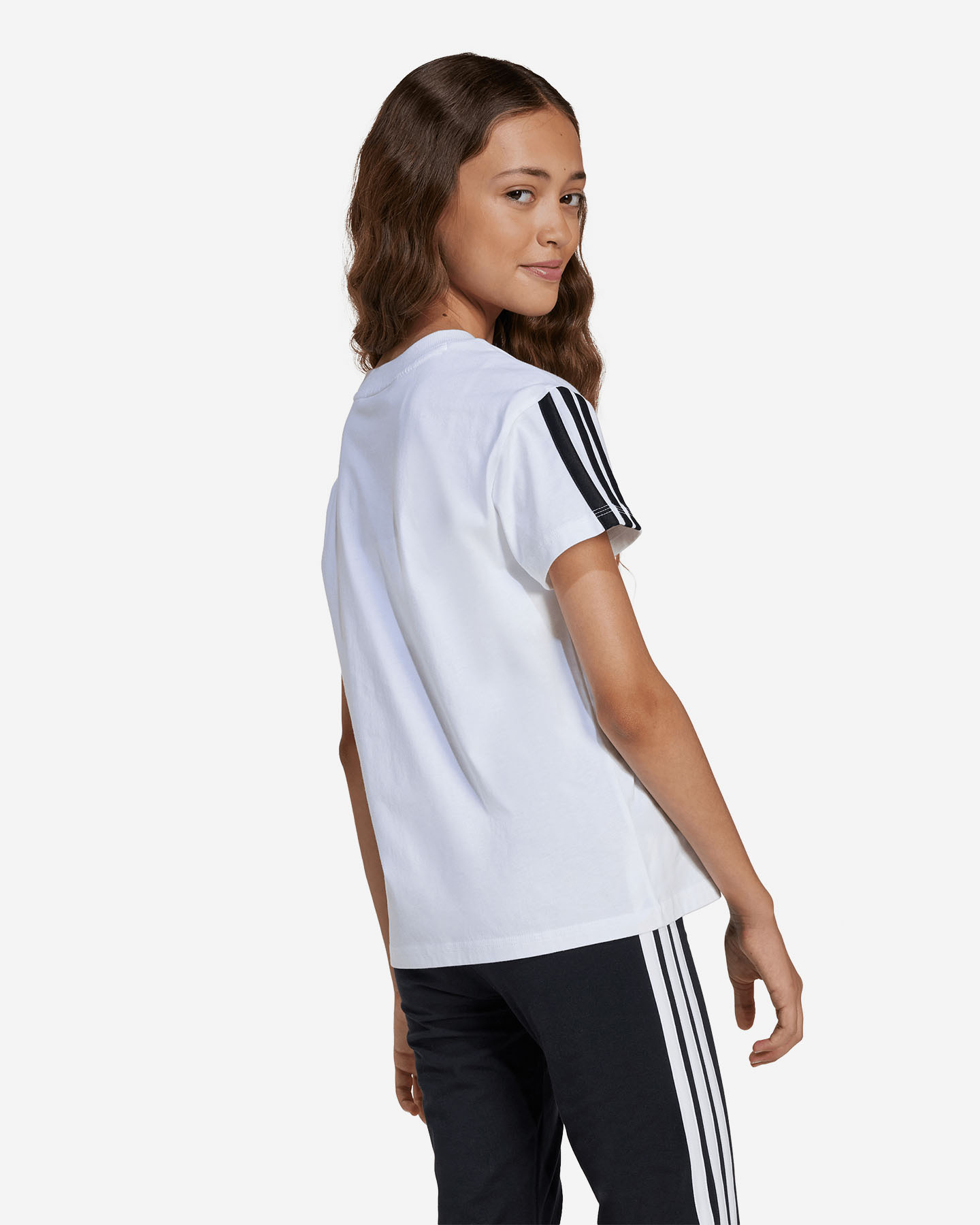 T-shirt ADIDAS 3STRIPES JR - Bianco - 2 | Cisalfa Sport
