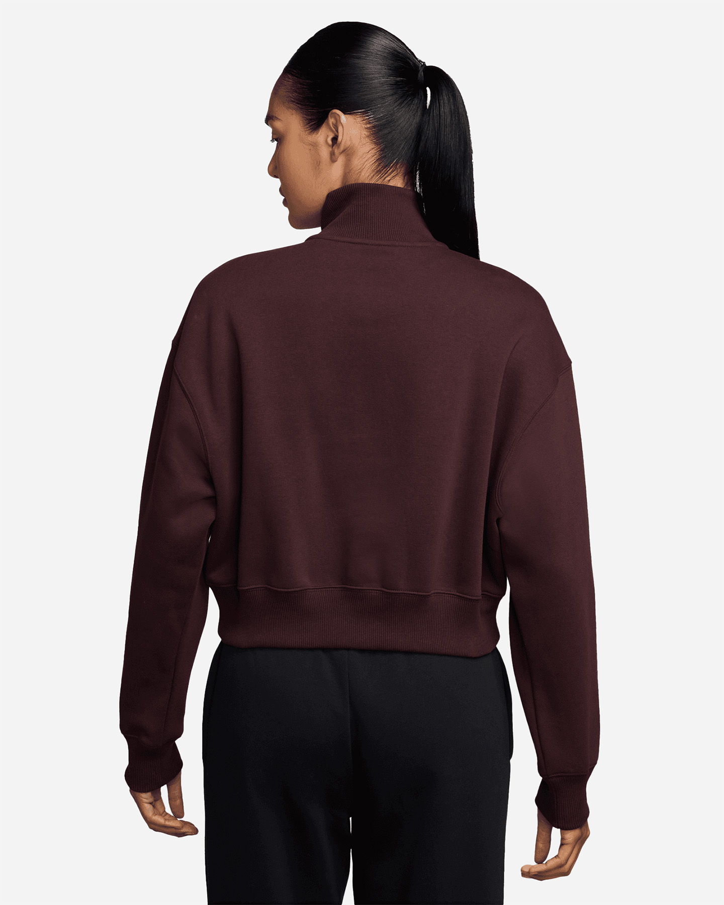 Felpa NIKE SMALL LOGO PHOENIX W - Rosso - 1 | Cisalfa Sport