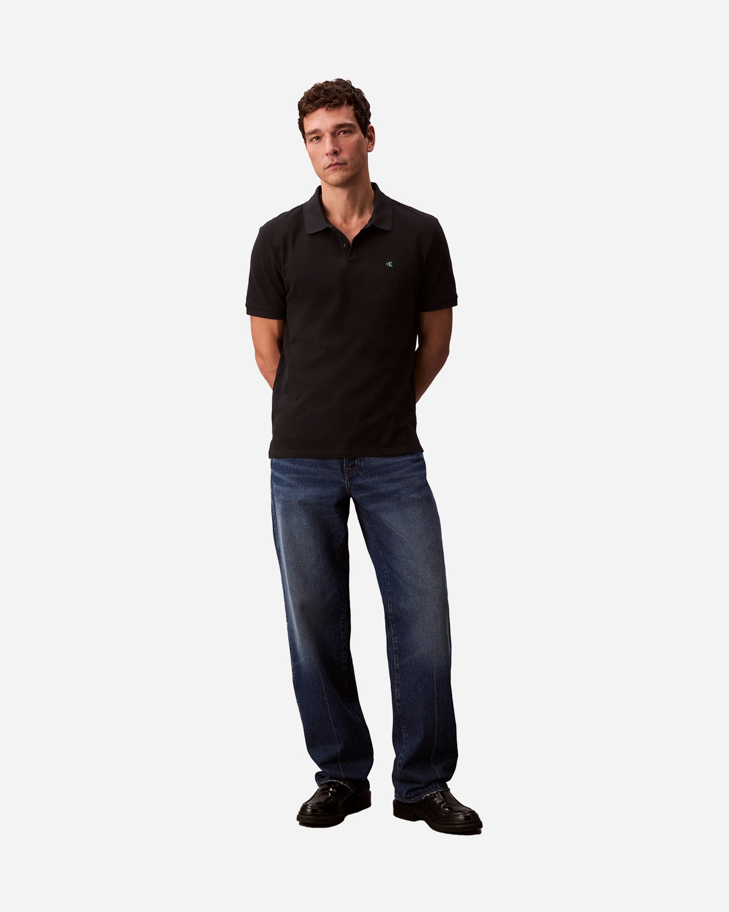 Polo CALVIN KLEIN JEANS SMALL LOGO M - Nero - 3 | Cisalfa Sport