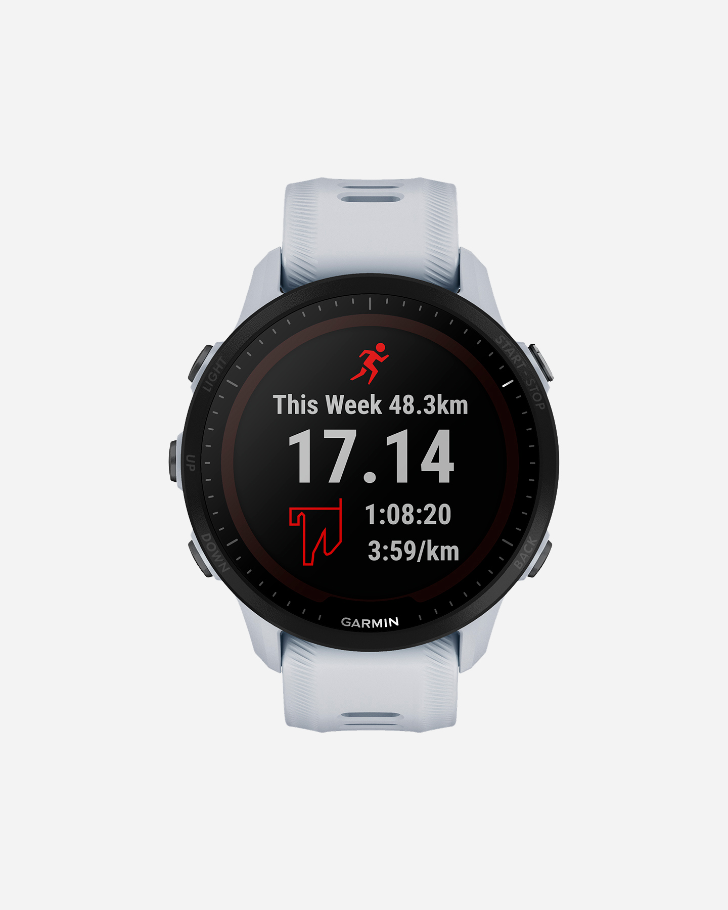 Orologio multifunzione GARMIN FORERUNNER 955 SOLAR  - Bianco - 0 | Cisalfa Sport