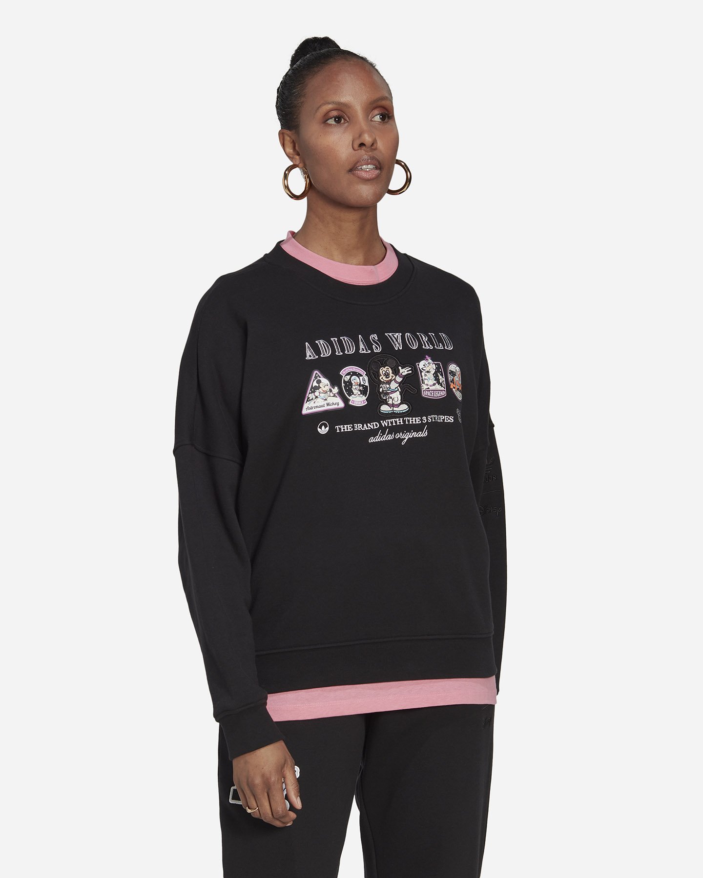 Felpa ADIDAS ORIGINAL DISNEY W - Nero - 1 | Cisalfa Sport
