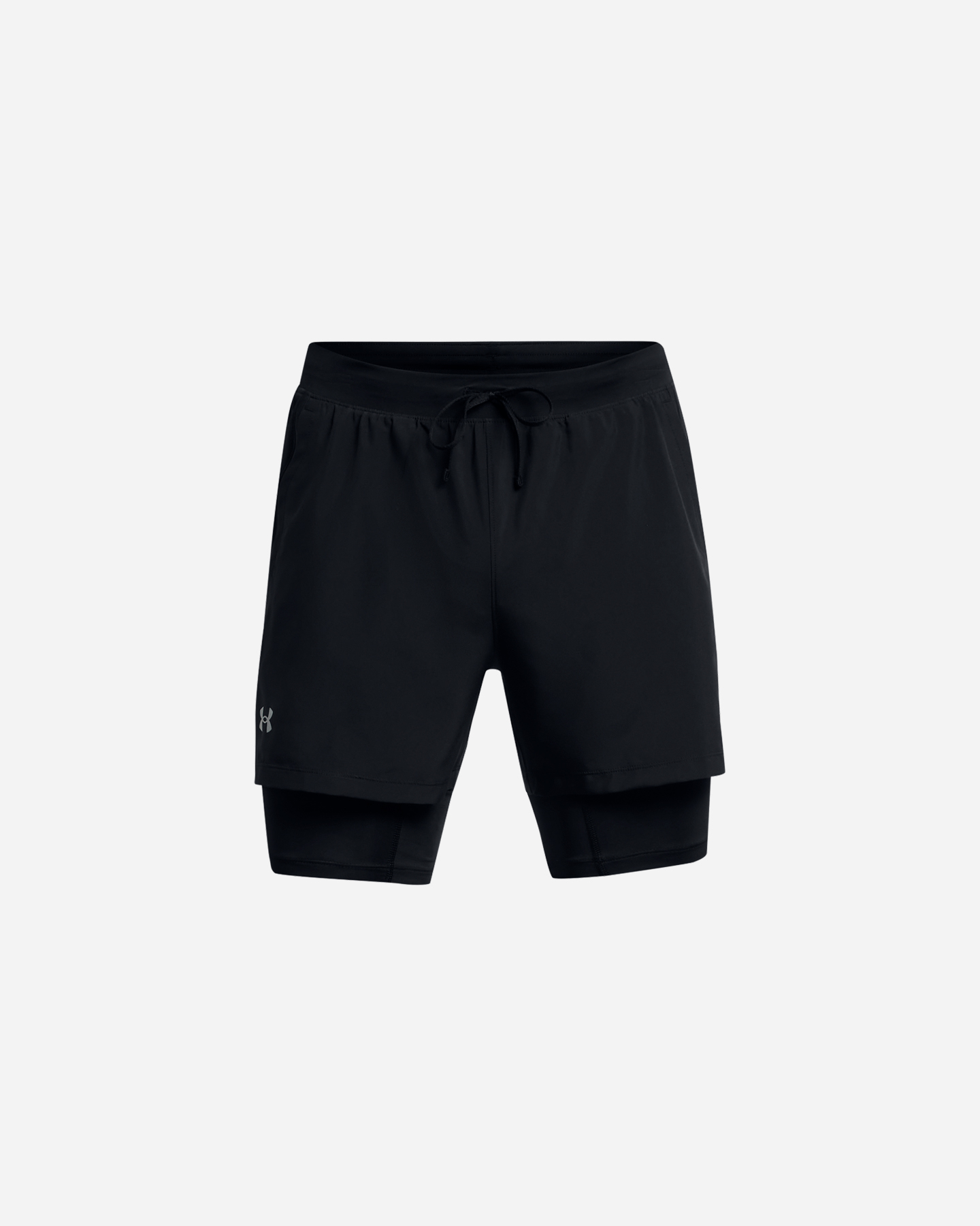 Short running UNDER ARMOUR LAUNCH 5 2IN1 M - Nero - 0 | Cisalfa Sport