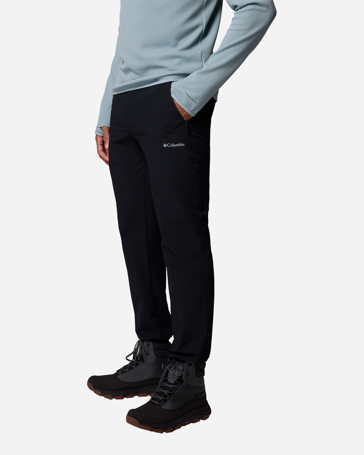 Pantalone outdoor COLUMBIA ESSENTIAL HIKE M - Nero - 1 | Cisalfa Sport