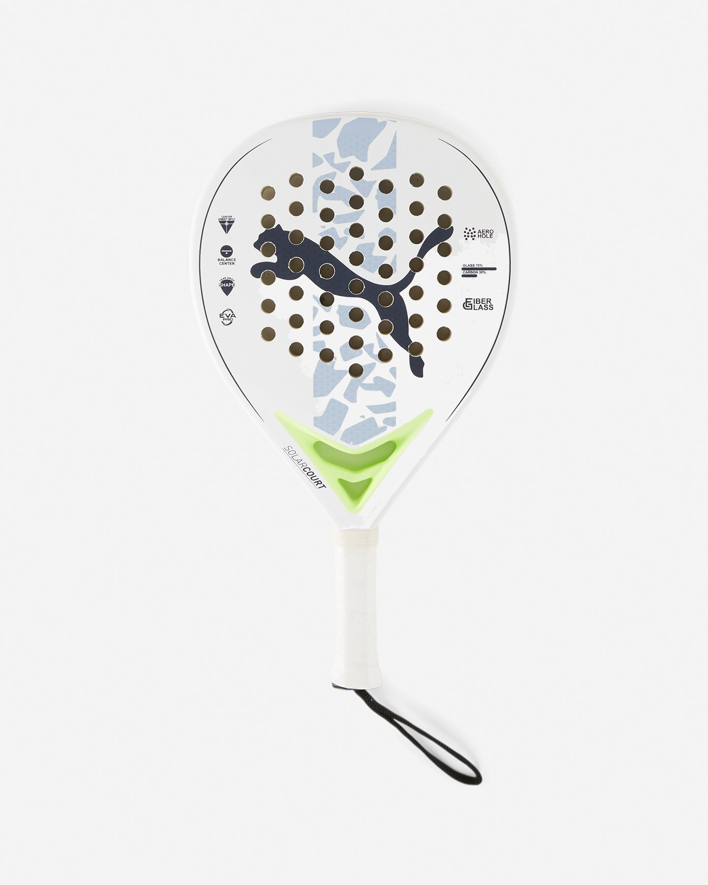 Racchetta padel principiante PUMA SOLAR COURT PADEL W - Bianco - 0 | Cisalfa Sport