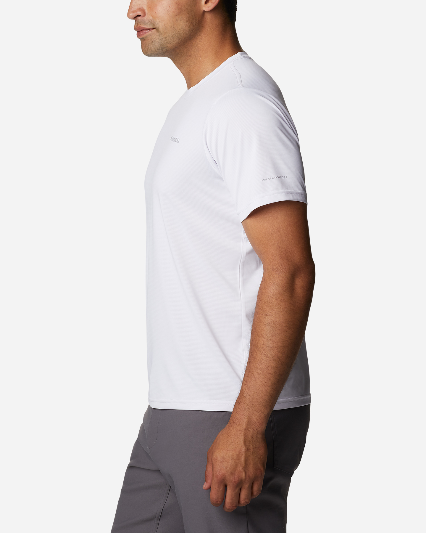 T-shirt COLUMBIA HIKE CREW M - Bianco - 1 | Cisalfa Sport