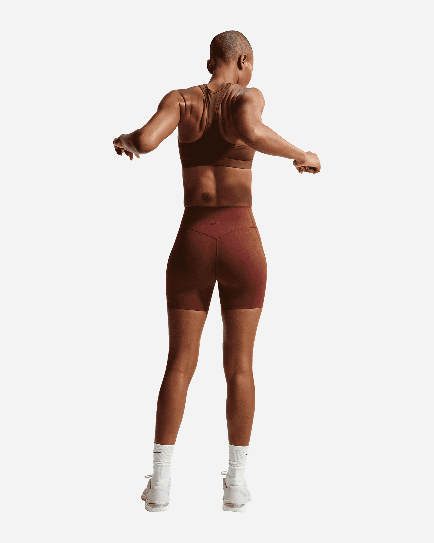 Bra training NIKE SWOOSH W - Marrone - 2 | Cisalfa Sport