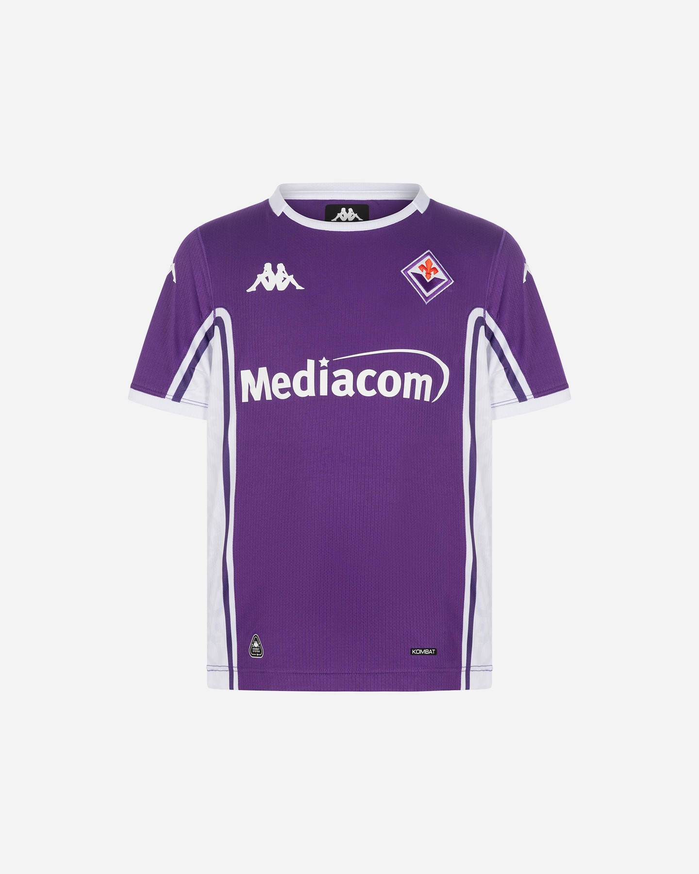 Maglia calcio ufficiale KAPPA FIORENTINA HOME KOMBAT 25-26 JR - Viola - 0 | Cisalfa Sport