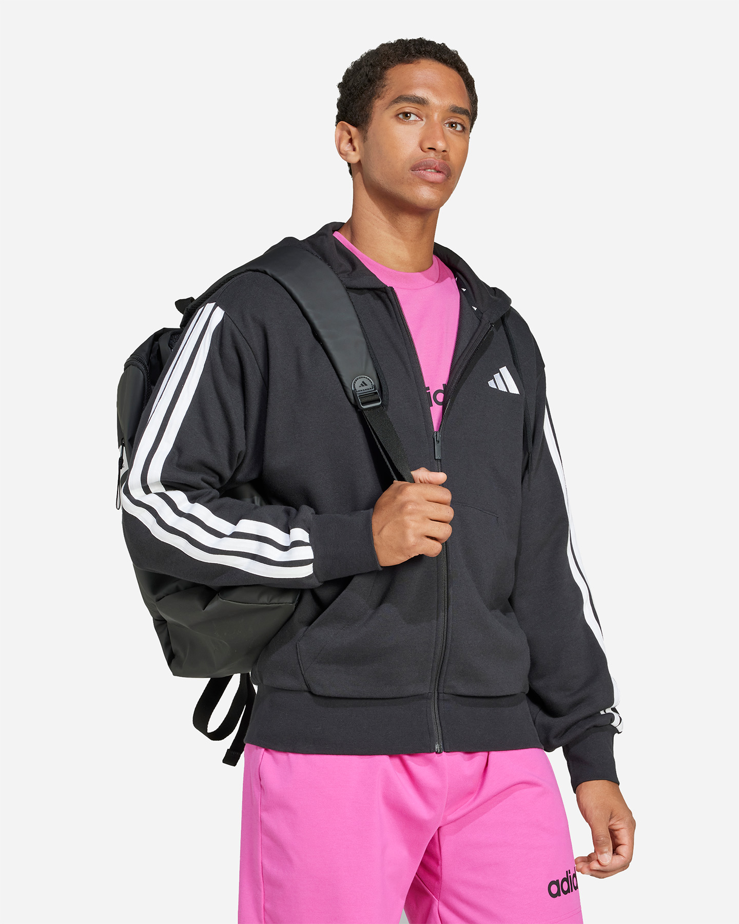 Felpa ADIDAS 3 STRIPES M - Grigio - 2 | Cisalfa Sport