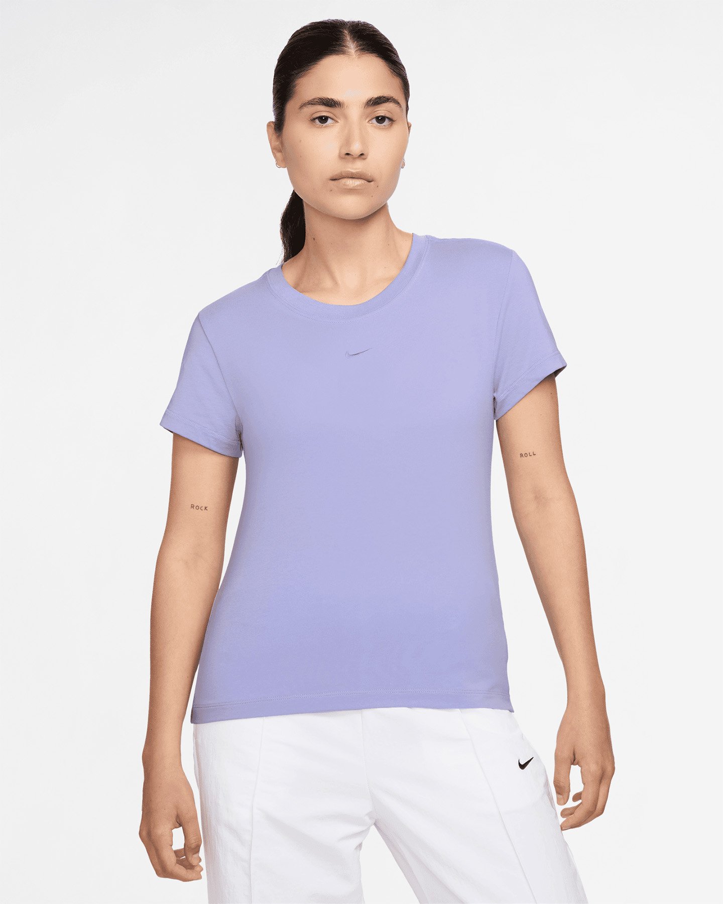T-shirt NIKE CHILL SMALL LOGO W - Lilla - 0 | Cisalfa Sport