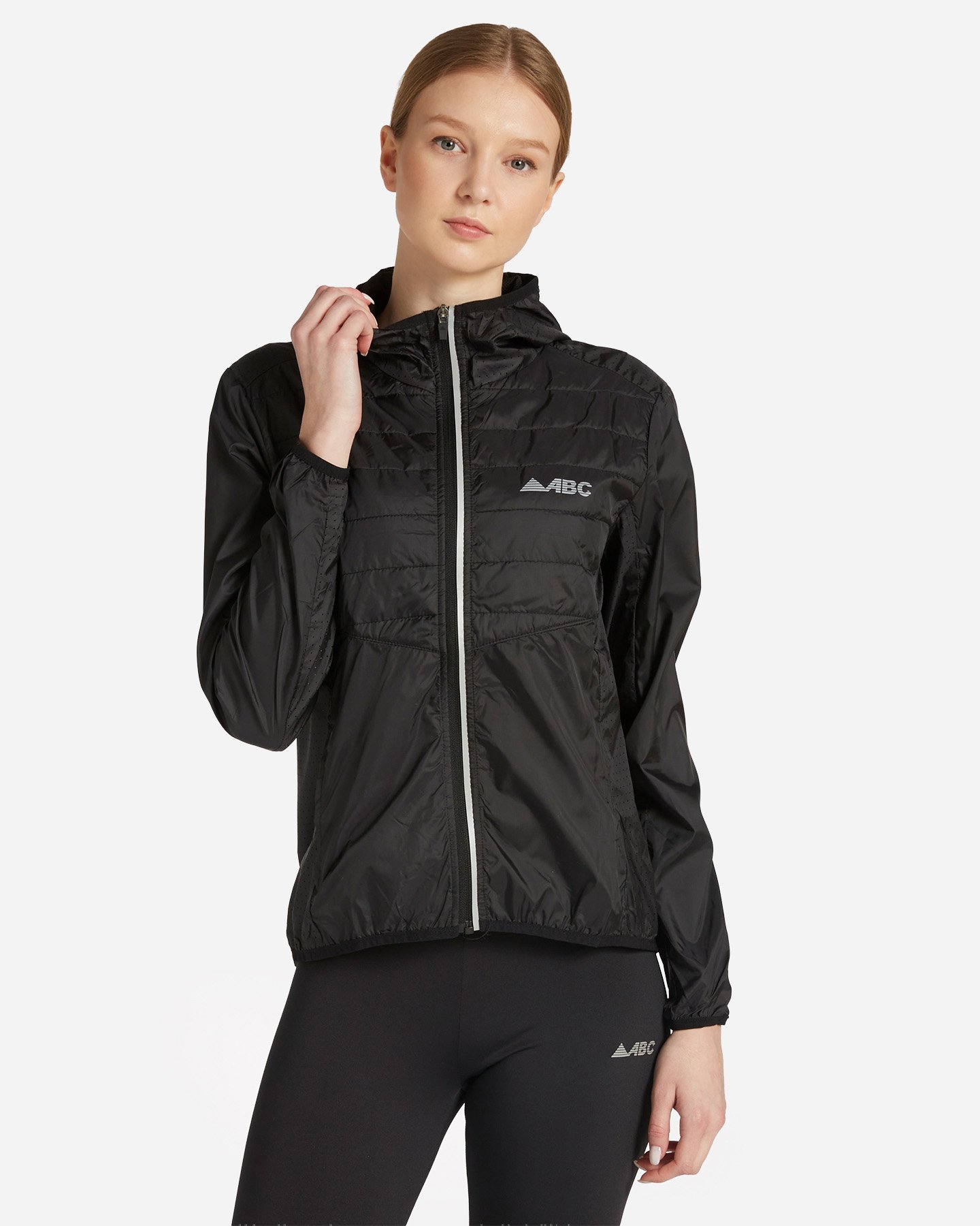 Giacca running ABC RUN W - Nero - 0 | Cisalfa Sport