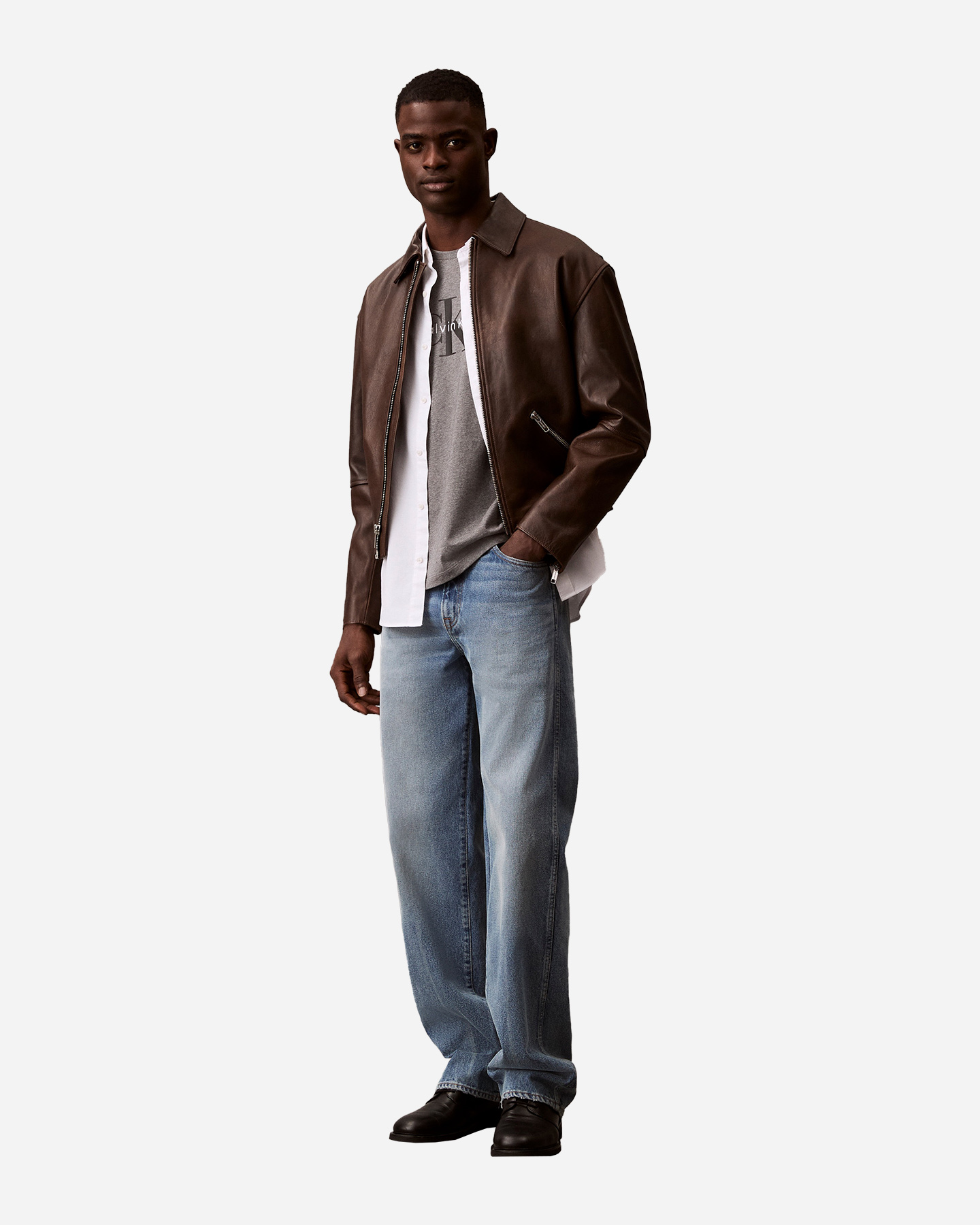 T-shirt CALVIN KLEIN JEANS HERO MONOLOGO M - Grigio - 5 | Cisalfa Sport