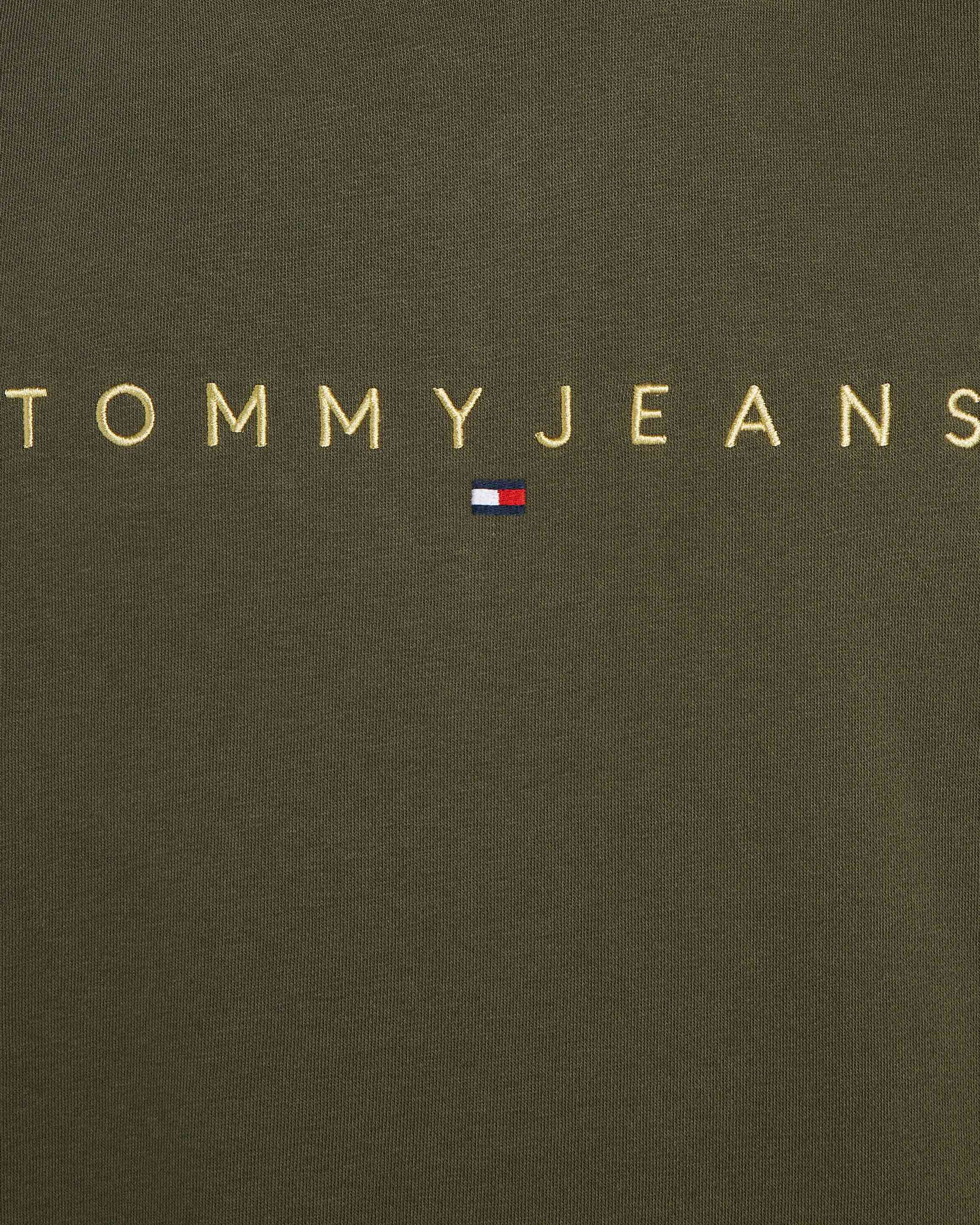 Felpa TOMMY HILFIGER LINEAR LOGO M - Verde - 5 | Cisalfa Sport