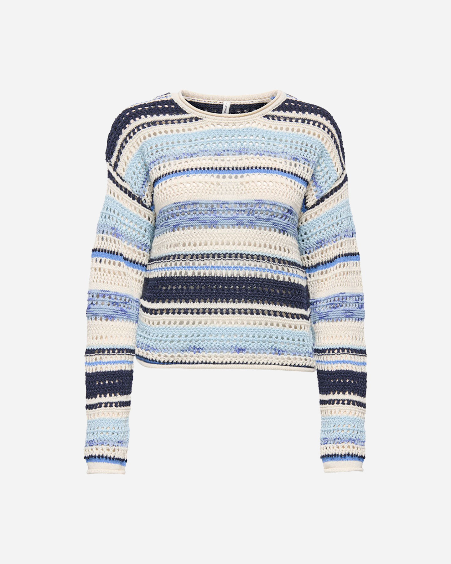 Maglione ONLY AMELIE STRIPE W - Azzurro - 0 | Cisalfa Sport