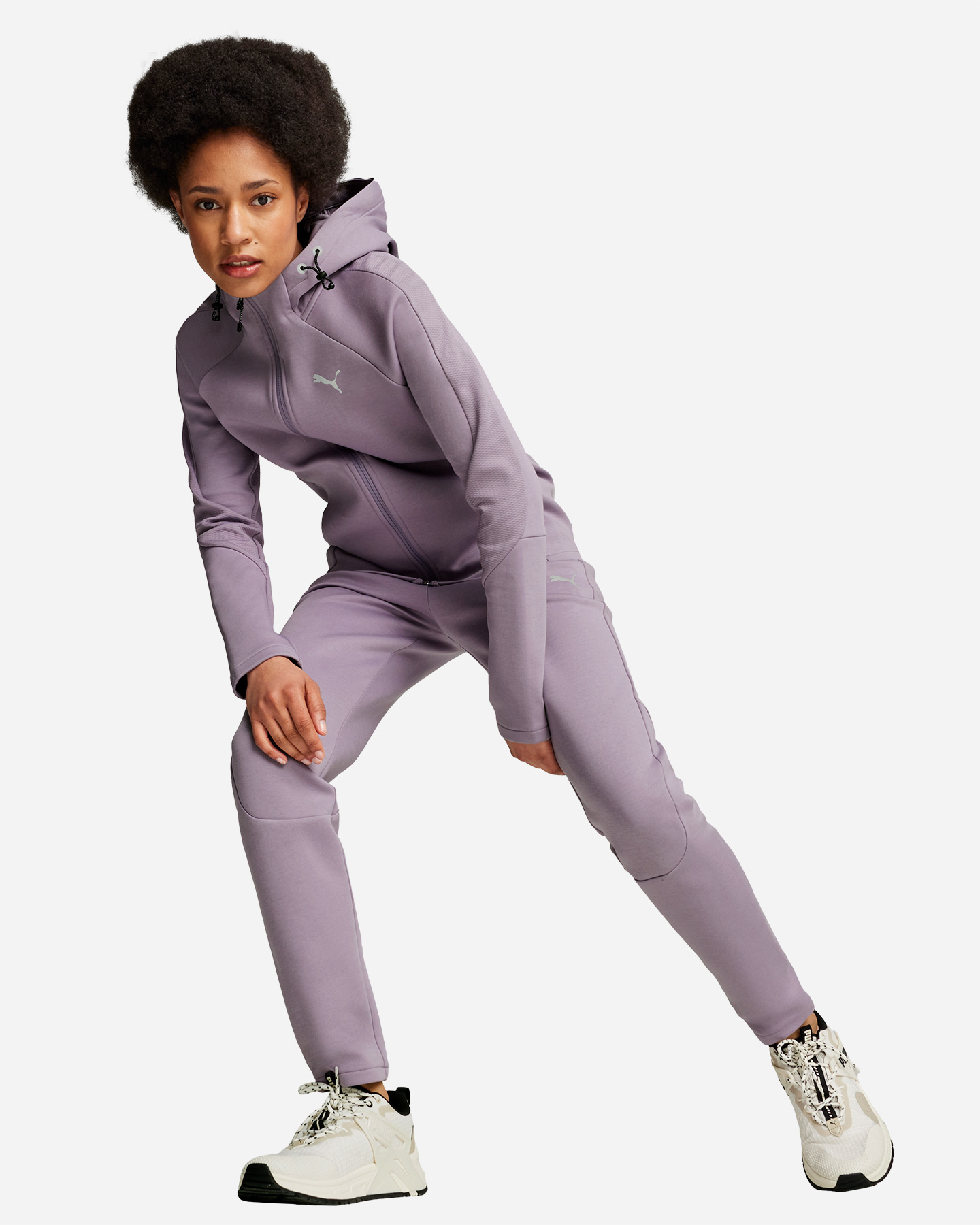 Felpa PUMA EVOSTRIPE W - Rosa - 5 | Cisalfa Sport