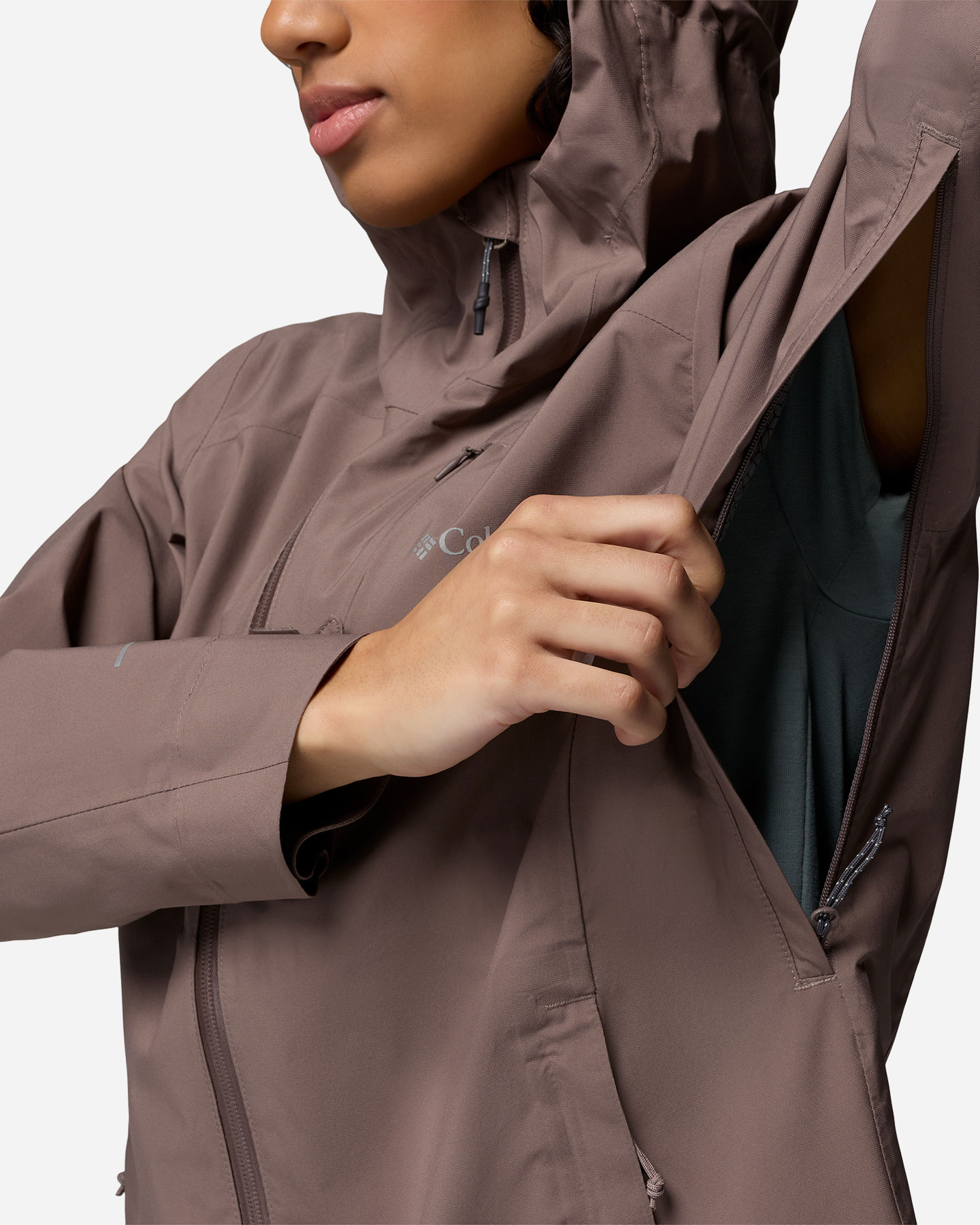 Giacca outdoor COLUMBIA TRAILBORNE 2.5 W - Marrone - 4 | Cisalfa Sport