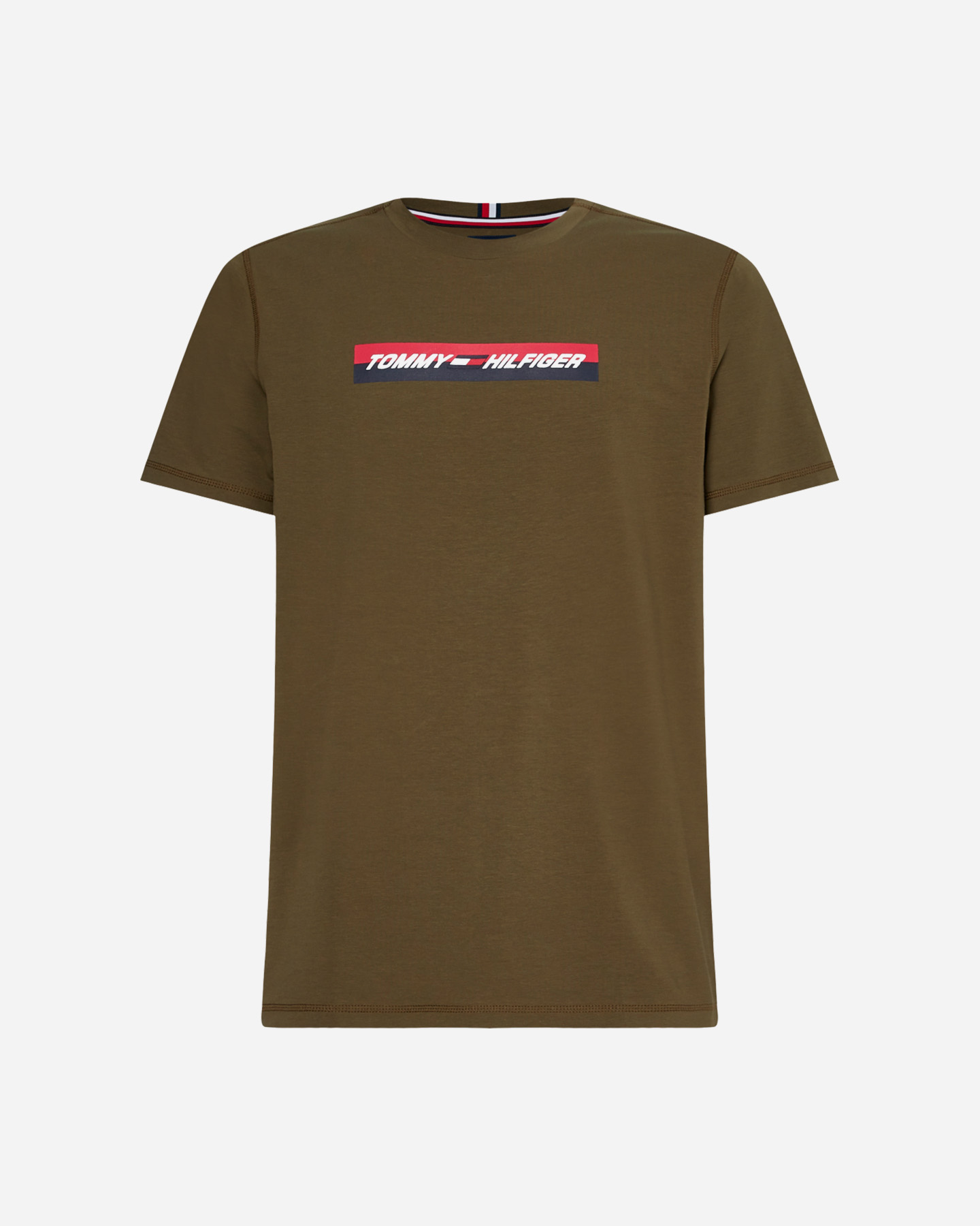 T-shirt TOMMY HILFIGER LOGO BANDA M - Verde - 0 | Cisalfa Sport