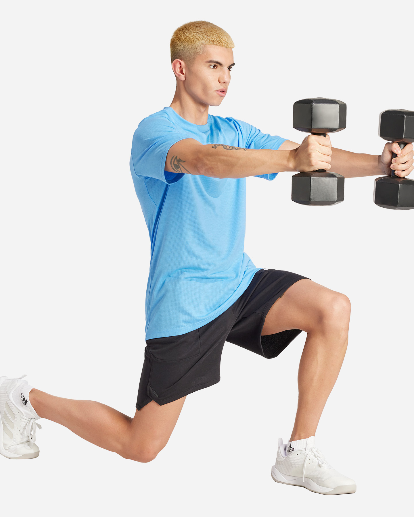 T-shirt training ADIDAS TRAINING M - Azzurro - 2 | Cisalfa Sport