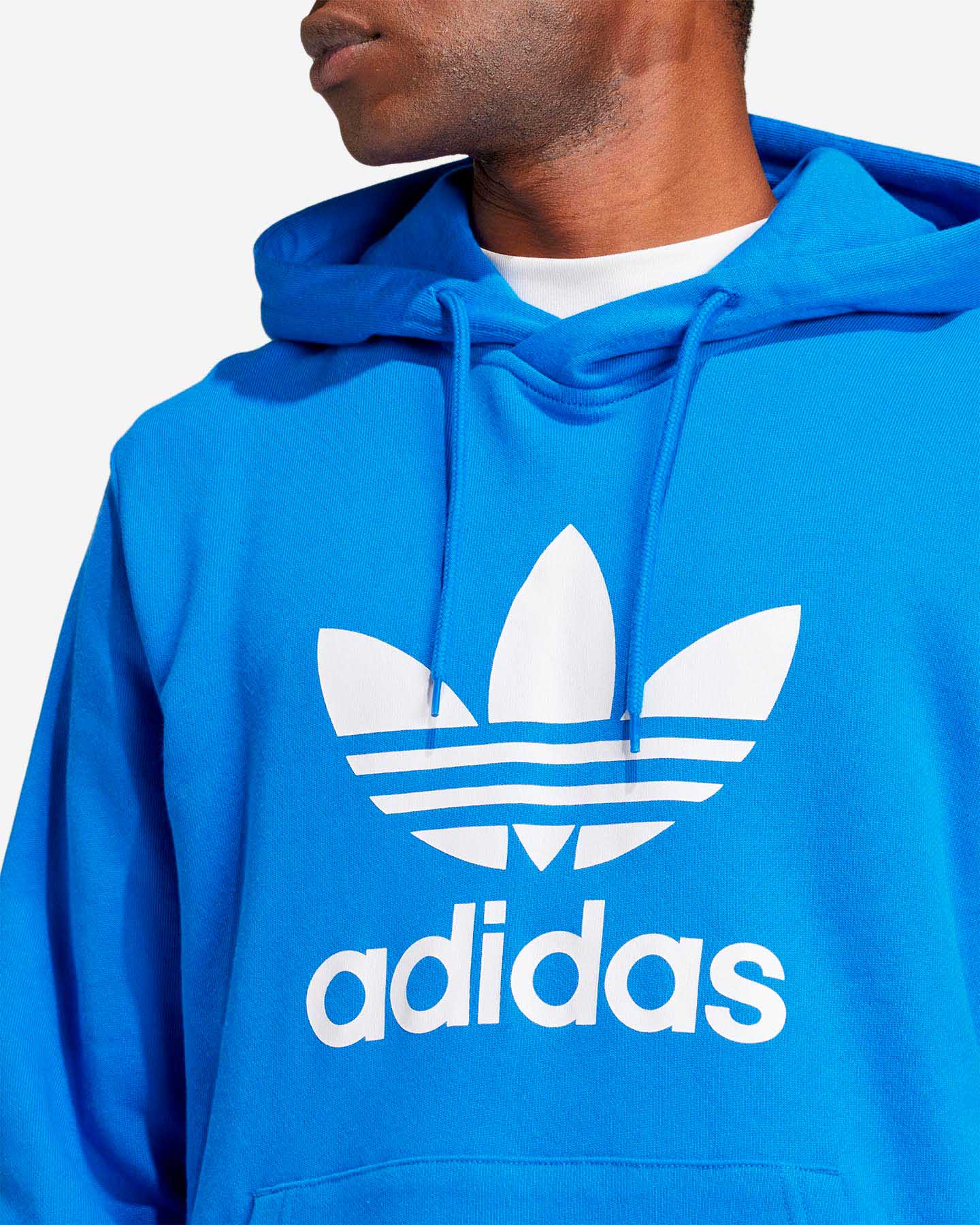 Felpa ADIDAS TREFOIL M - Blu - 5 | Cisalfa Sport