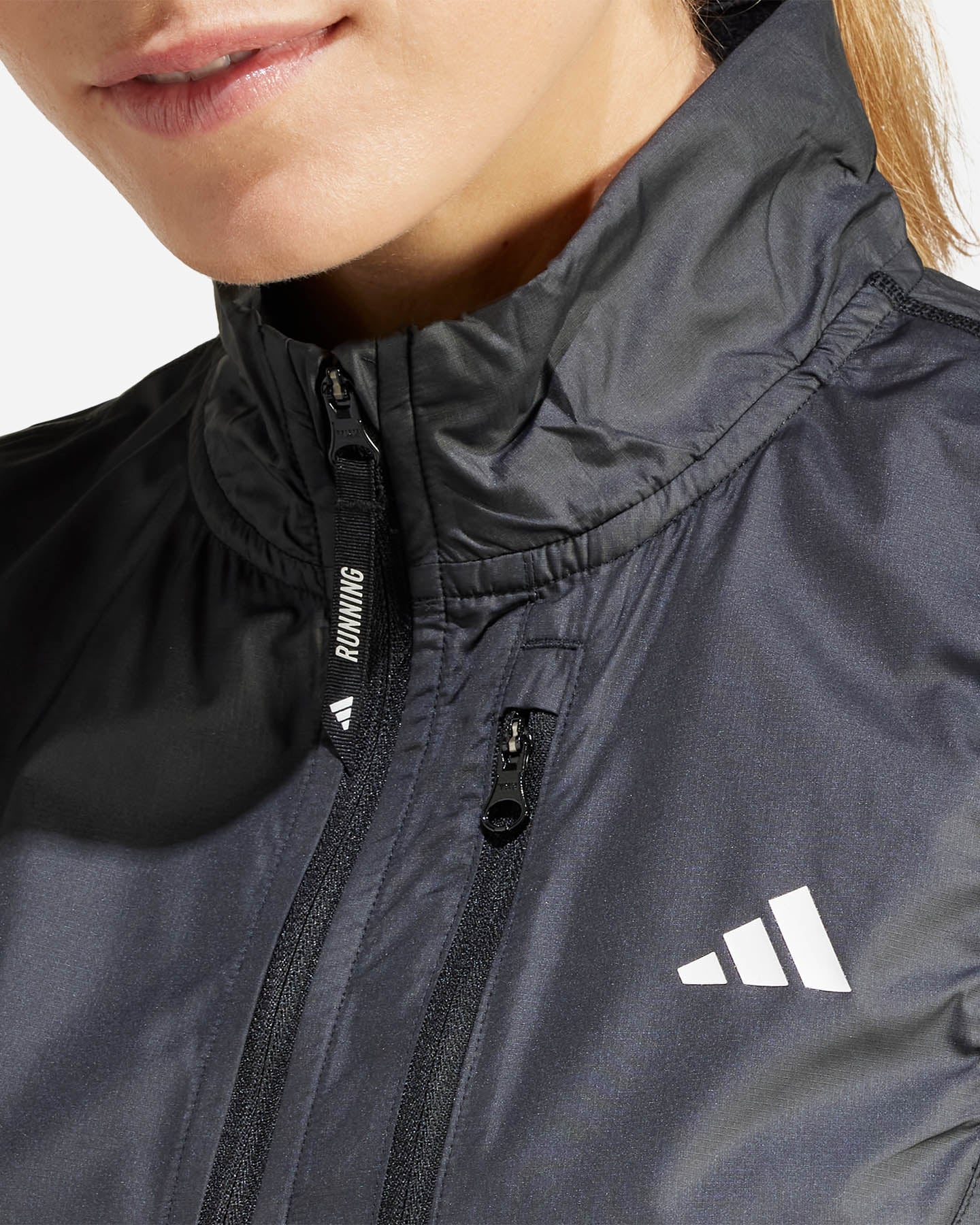 Giacca running ADIDAS VEST OTR W - Nero - 3 | Cisalfa Sport