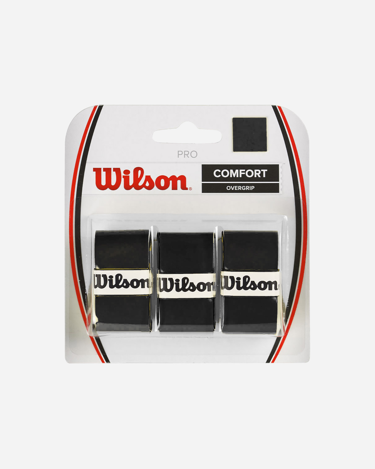 Grip tennis WILSON PRO OVERGRIP X3 - Nero - 0 | Cisalfa Sport
