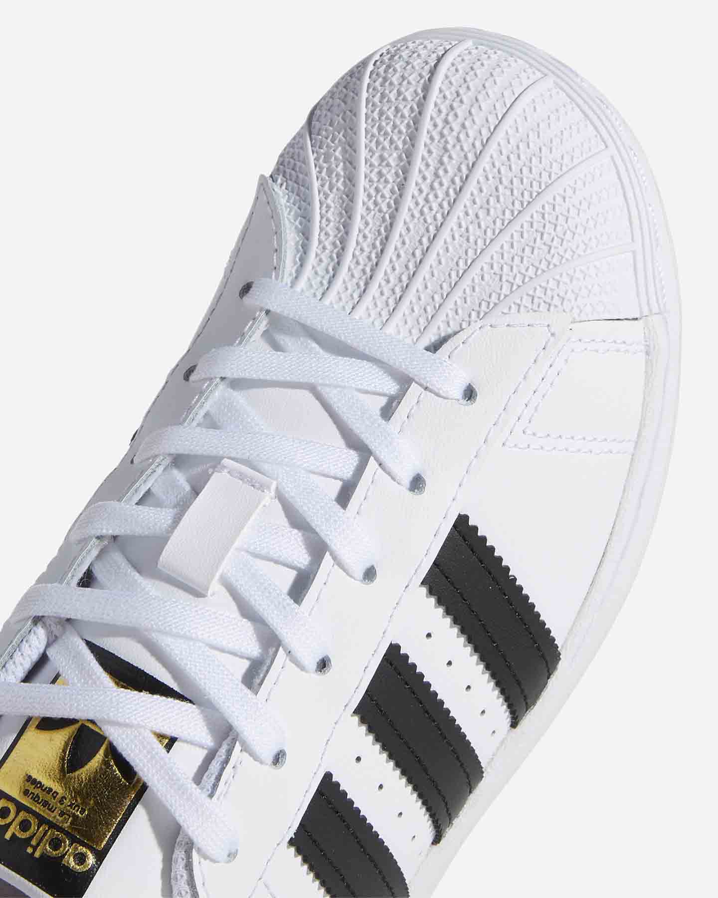 Scarpe sneakers ADIDAS SUPERSTAR C JR - Bianco - 4 | Cisalfa Sport