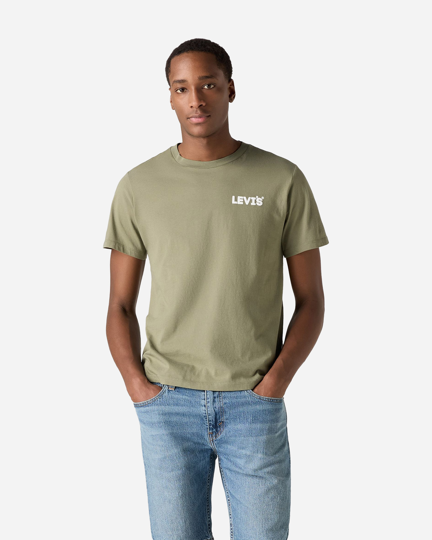 T-shirt LEVI'S LOGO SUEDE M - Verde - 2 | Cisalfa Sport