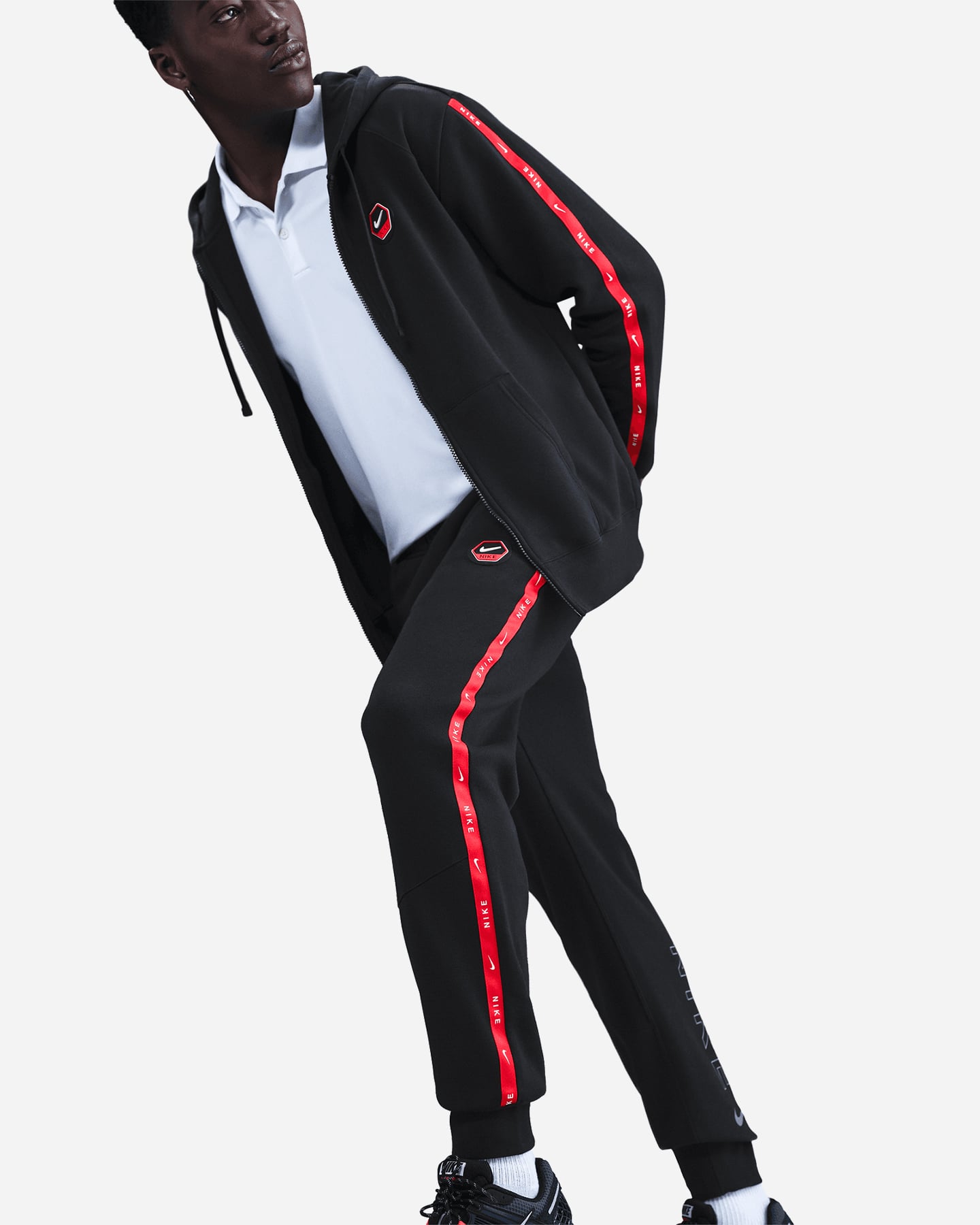 Pantalone NIKE SPORTSWEAR JOGGER FLEECE M - Nero - 4 | Cisalfa Sport