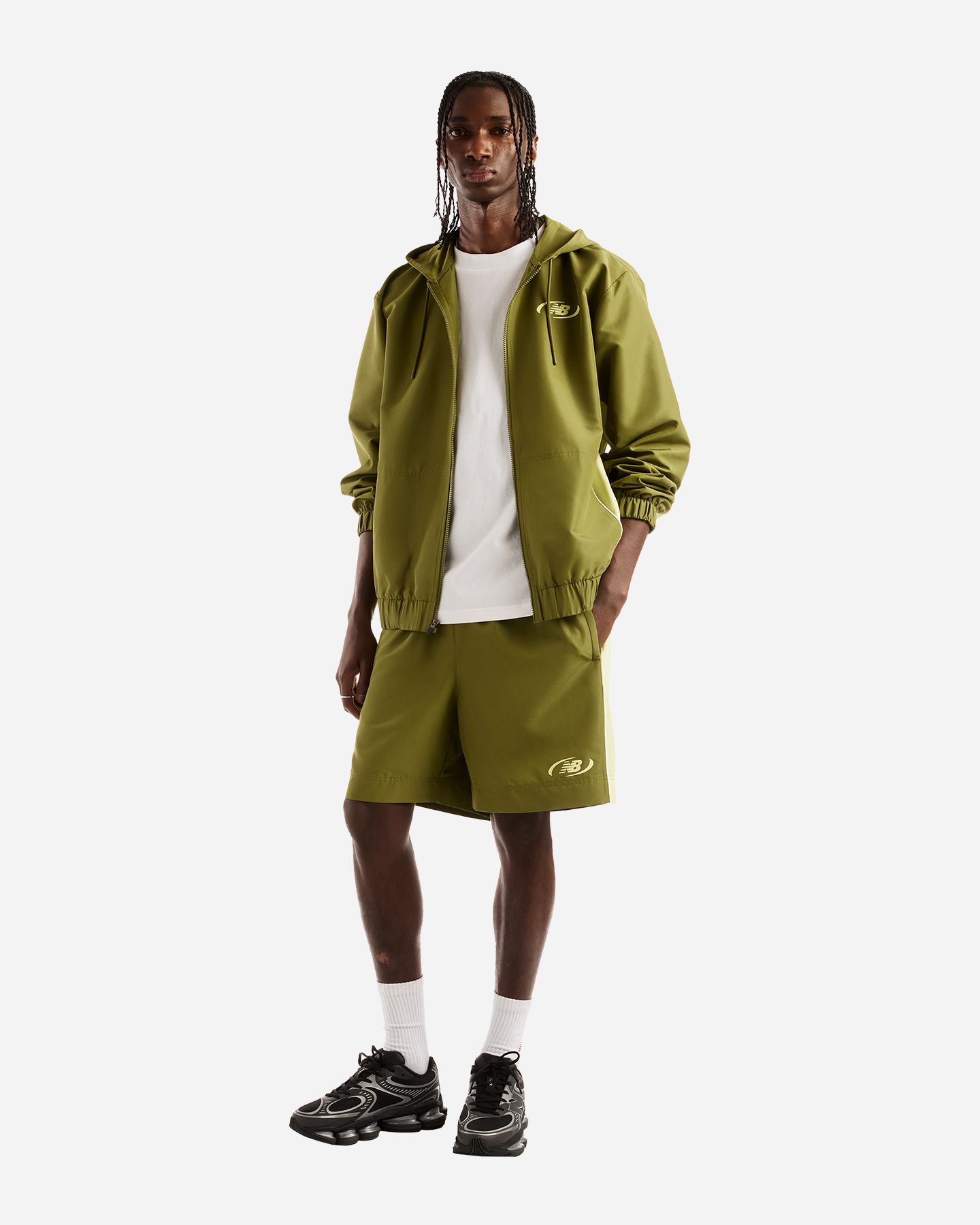 Felpa NEW BALANCE TRACKSIDE M - Verde - 2 | Cisalfa Sport