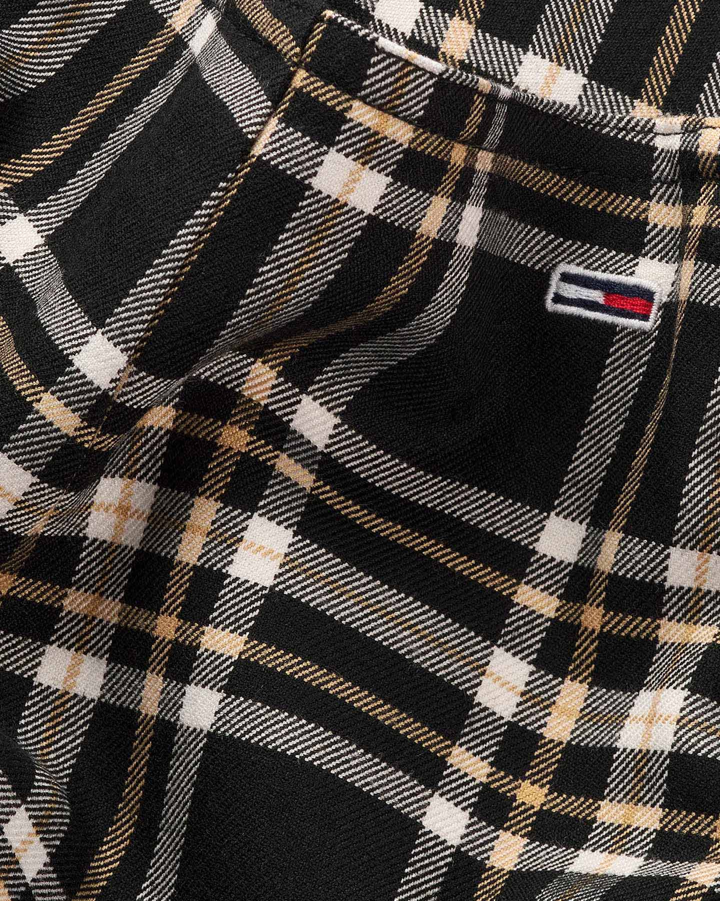Gonna TOMMY HILFIGER PLISSE CHECK W - Nero - 2 | Cisalfa Sport