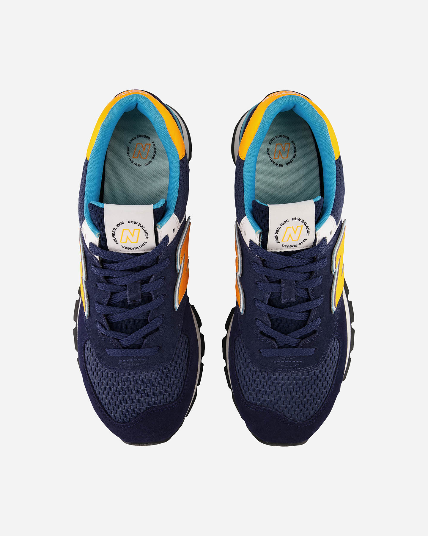 Scarpe sneakers NEW BALANCE 574 M - Blu Navy - 3 | Cisalfa Sport