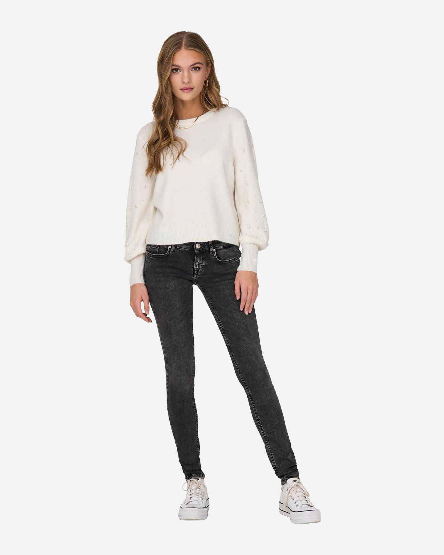 Maglione ONLY KINNE PERLE W - Bianco - 3 | Cisalfa Sport